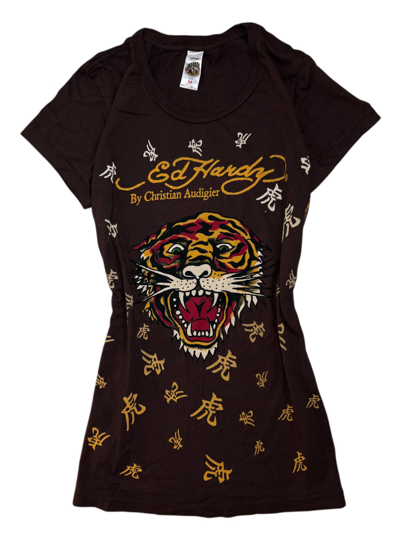 2000s Ed Hardy Y2K T-shirt Tiger