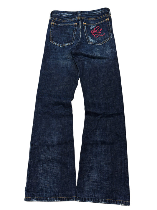 2000s *RARE* Polo Ralph Lauren bootcut washed jeans dzwony flare flared