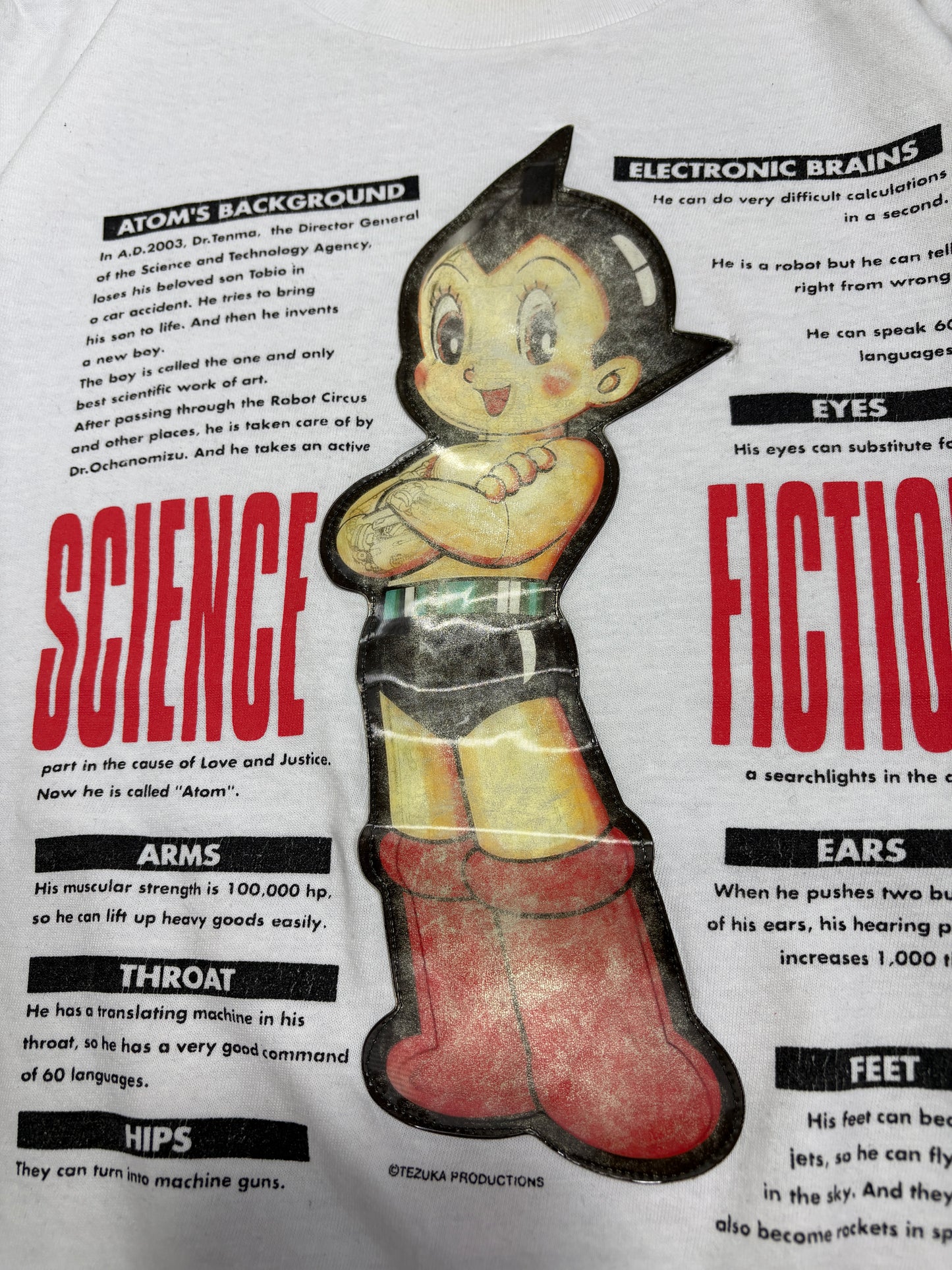 2000s *RARE* vintage Astro Boy Mighty Atom Hologram 3D tee