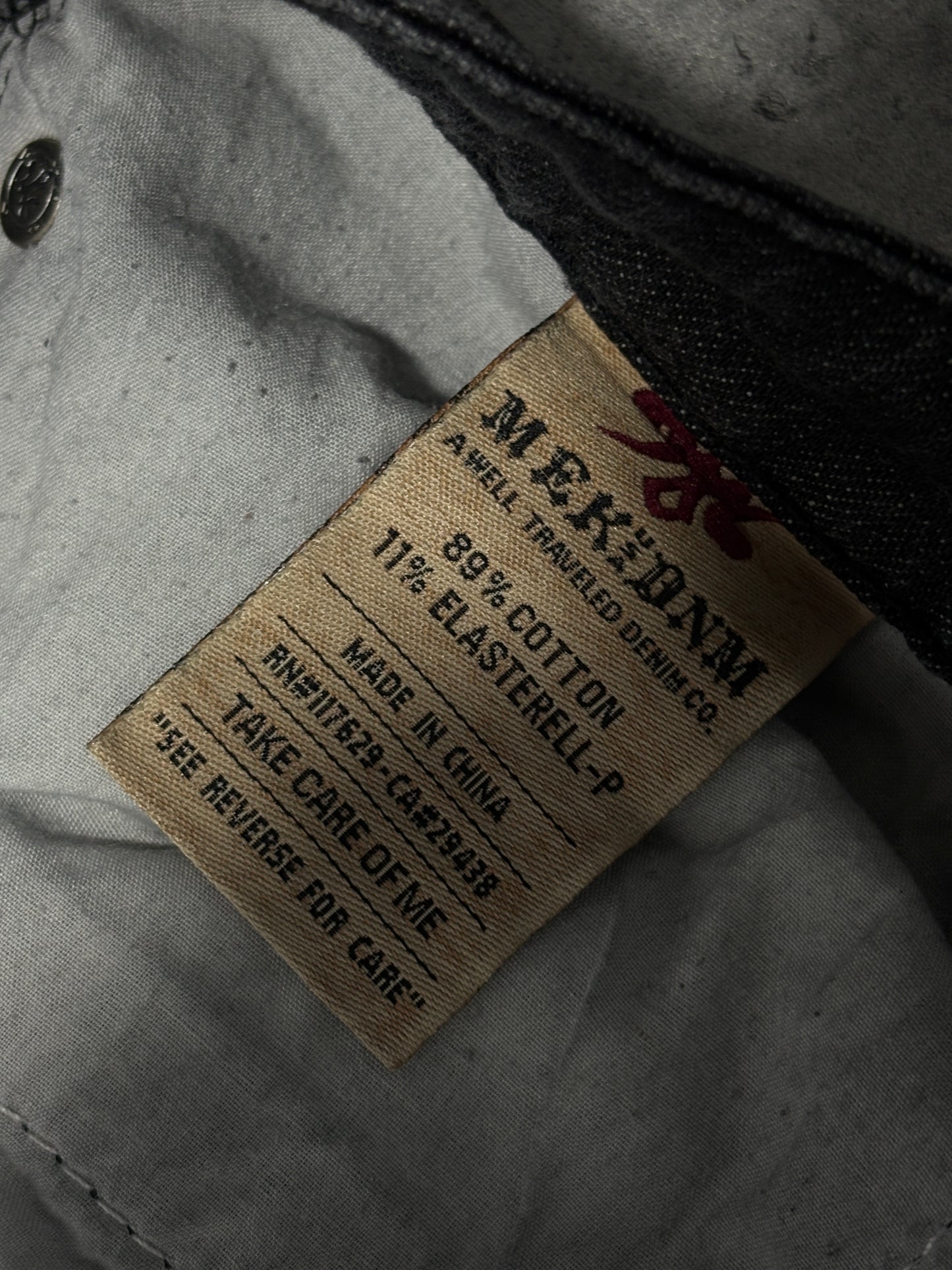 2000s Mek denim bootcut jeans ''harrison slim boot"