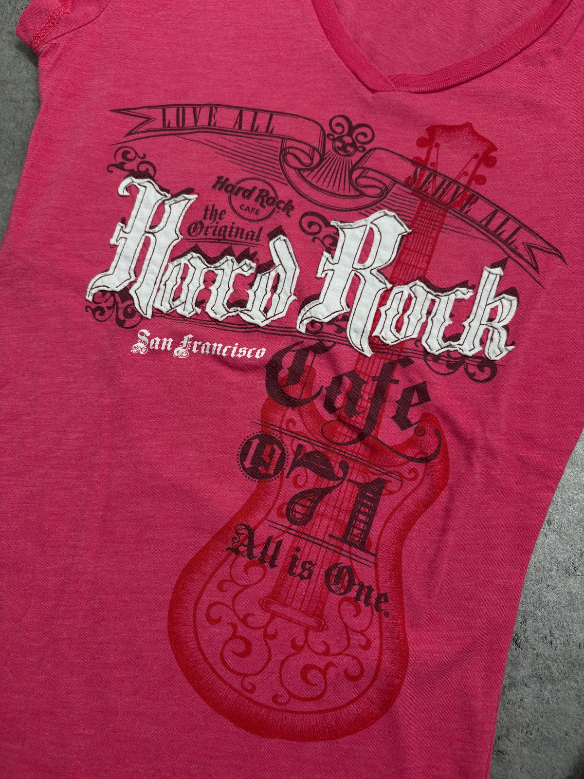 2000s Hard Rock Cafe Baby Tee T-shirt Y2K
