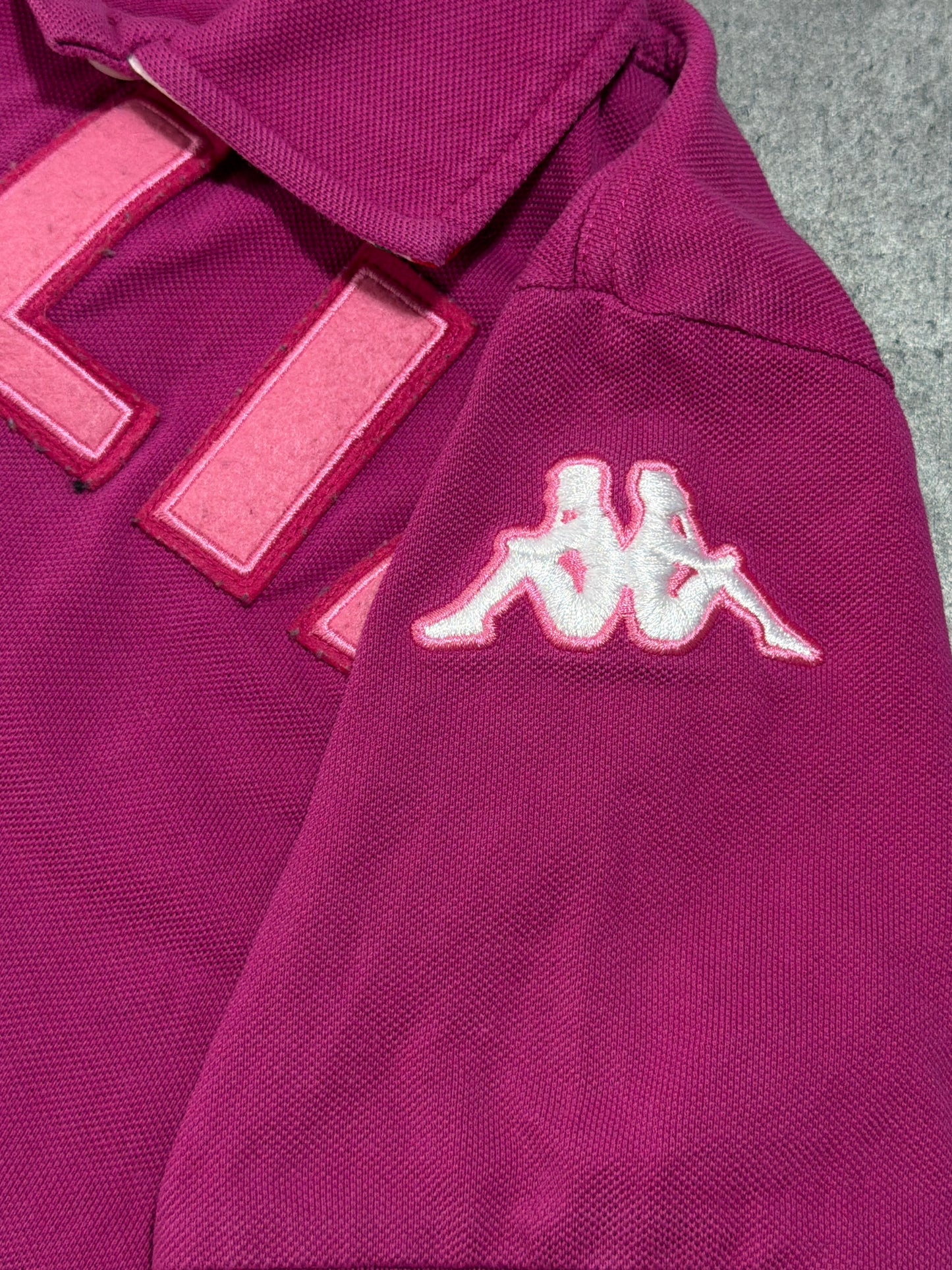 2000s Kappa Italy tee polo pink