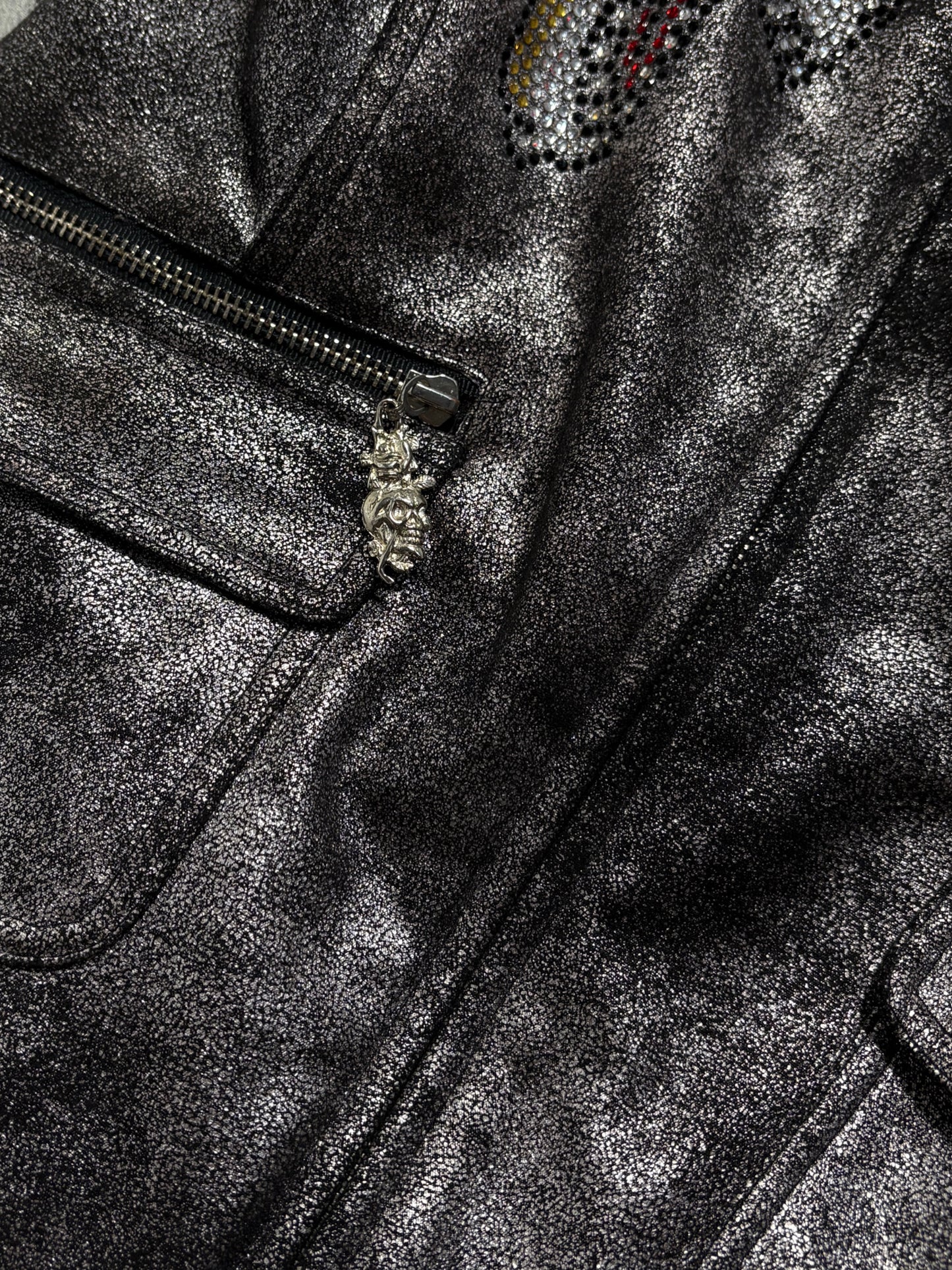 2000s *RARE* ED HARDY CHRISTIAN AUDIGIER ZIP UP JACKET ☣️