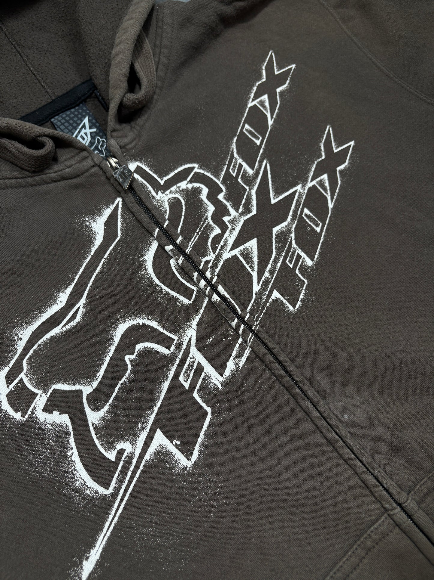 2000s Fox Racing Zip Up Hoodie