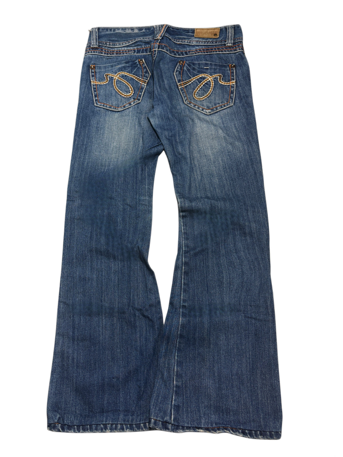 2000s Flared Embroidery  Jeans y2k