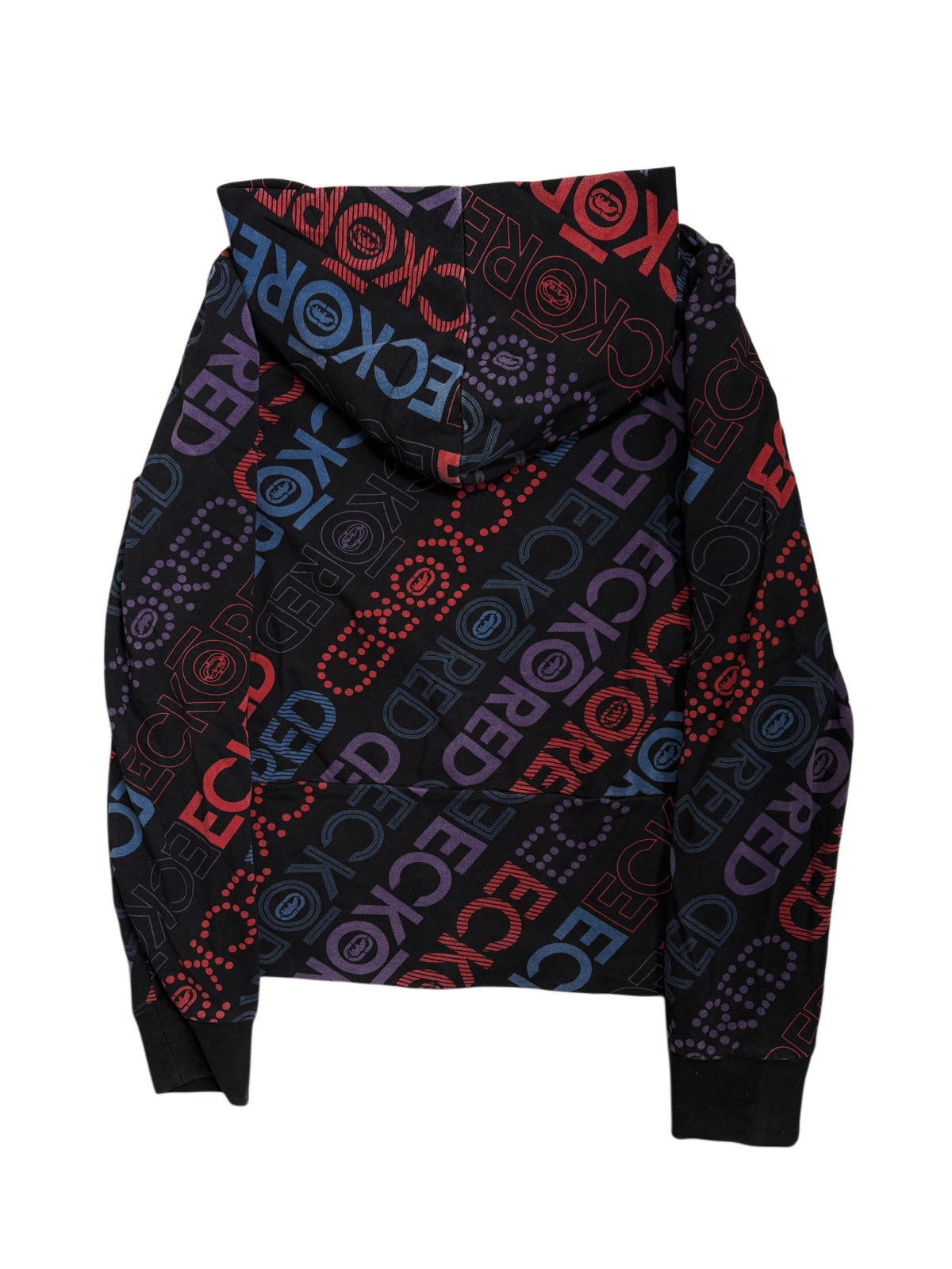 2000s Ecko Red Y2K zip Hoodie