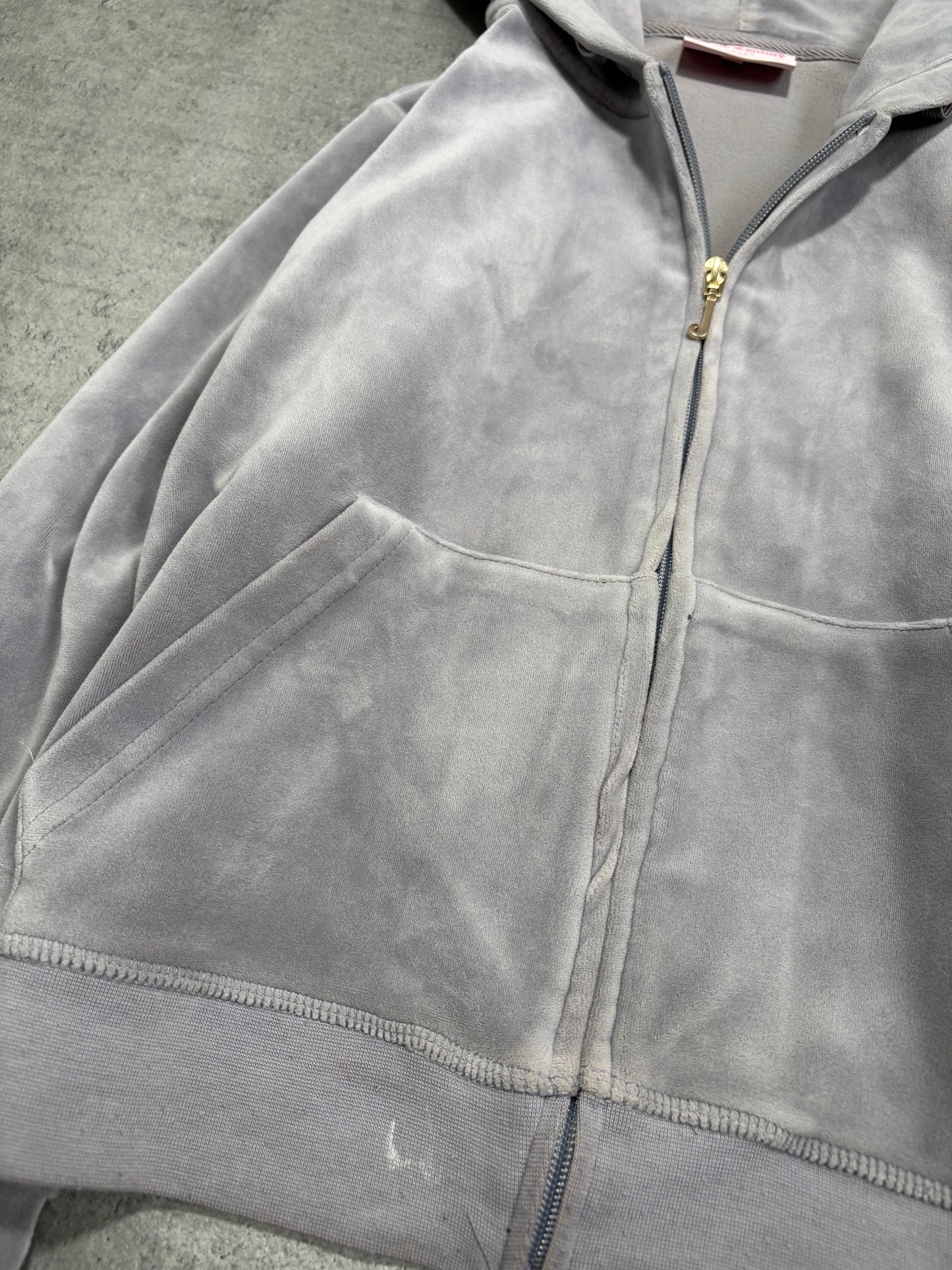 Juicy Couture welur set hoodie + pants grey