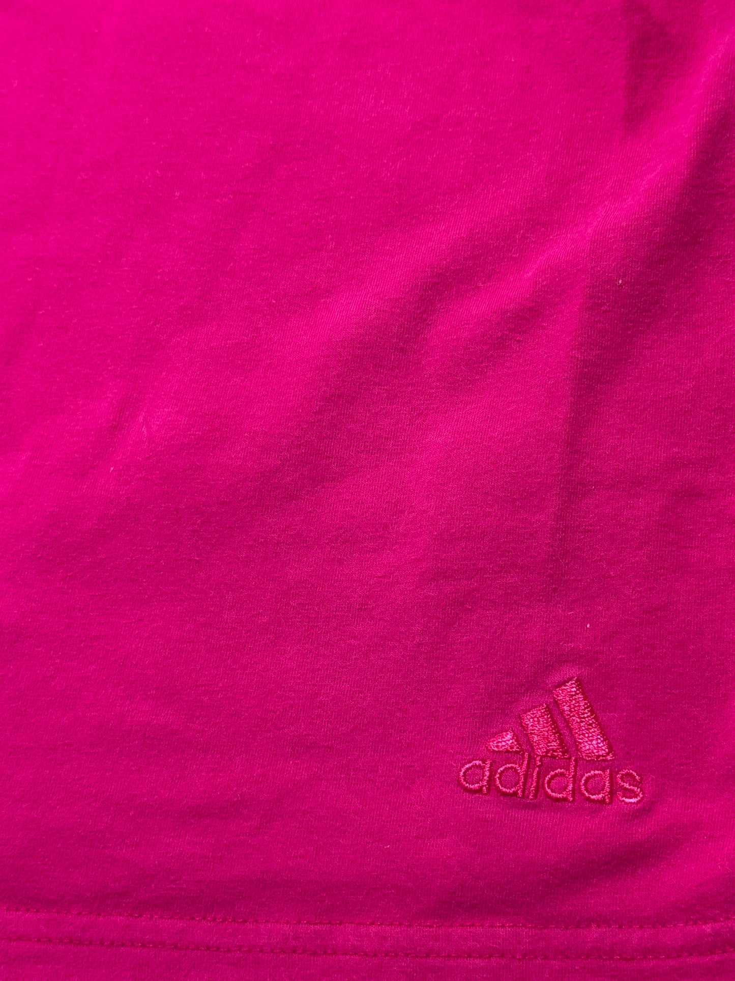 2000s Adidas baby tee pink t-shirt