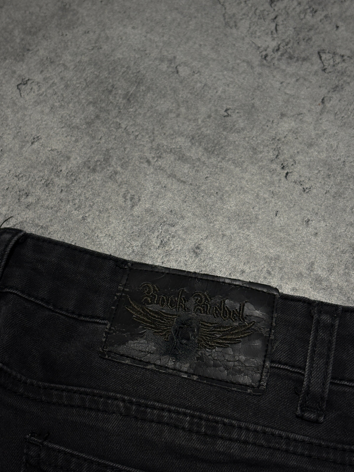 2000s Rock Rebel Distressed Jeans y2k goth alternative