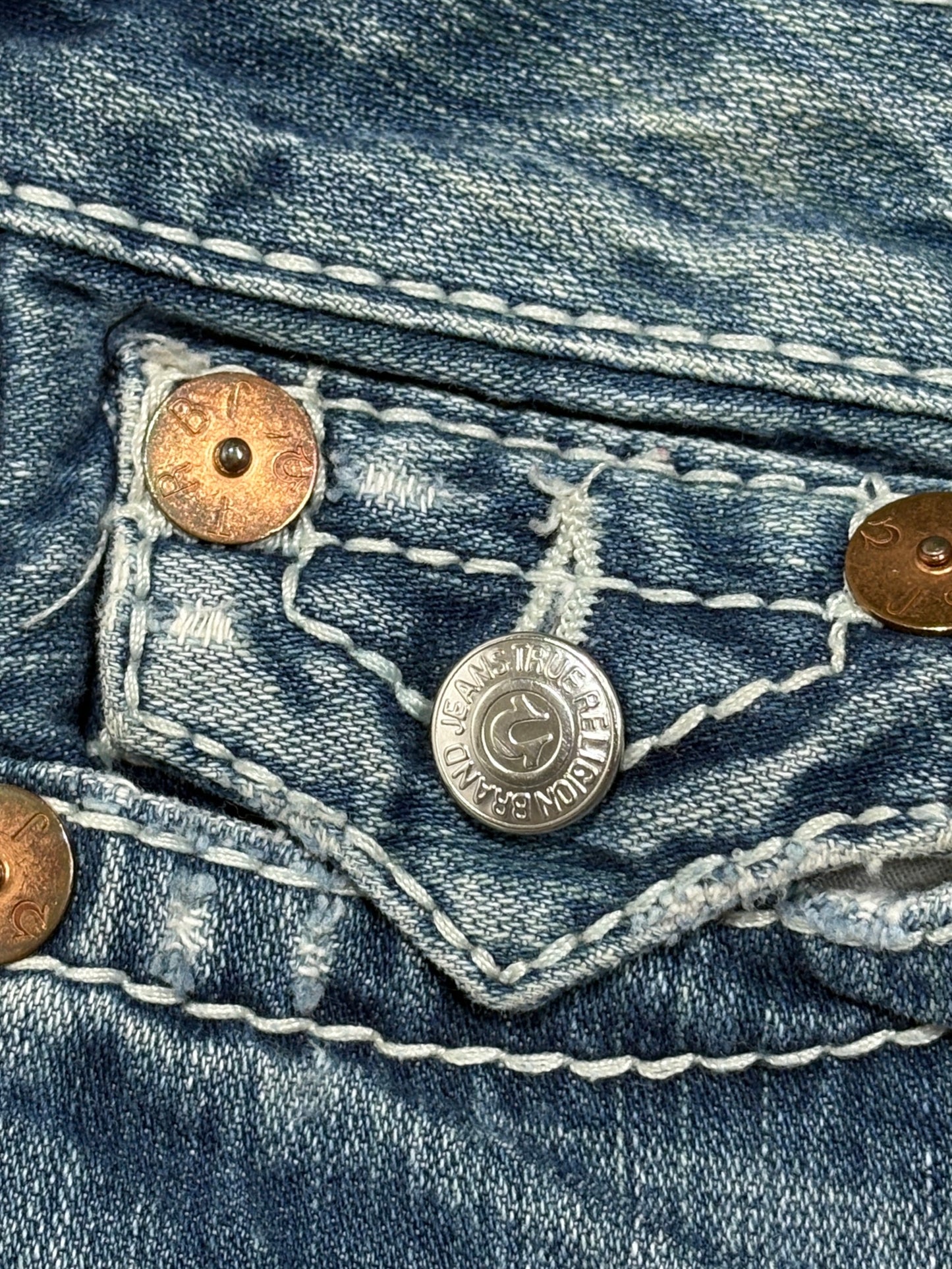 2000s vintage True Religion flare cut jeans flared bootcut dzwony