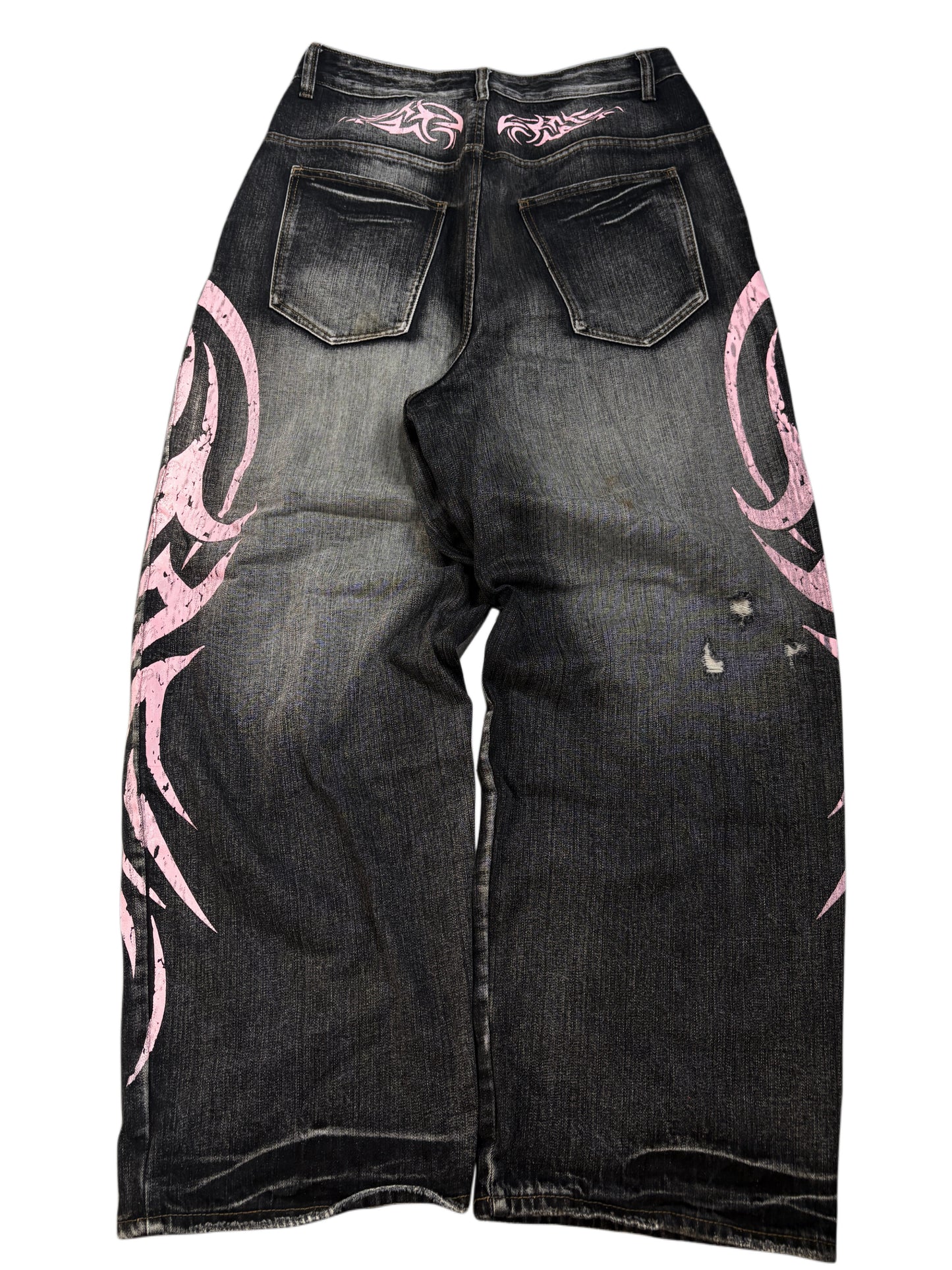 Jaded London Baggy Tribal Jeans