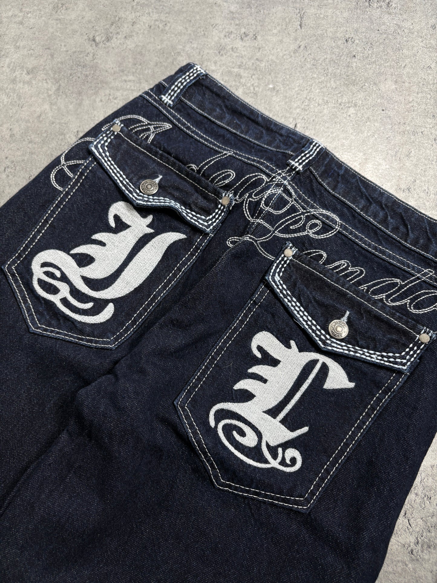 Jaded London Baggy PrintedJeans Swag Y2K