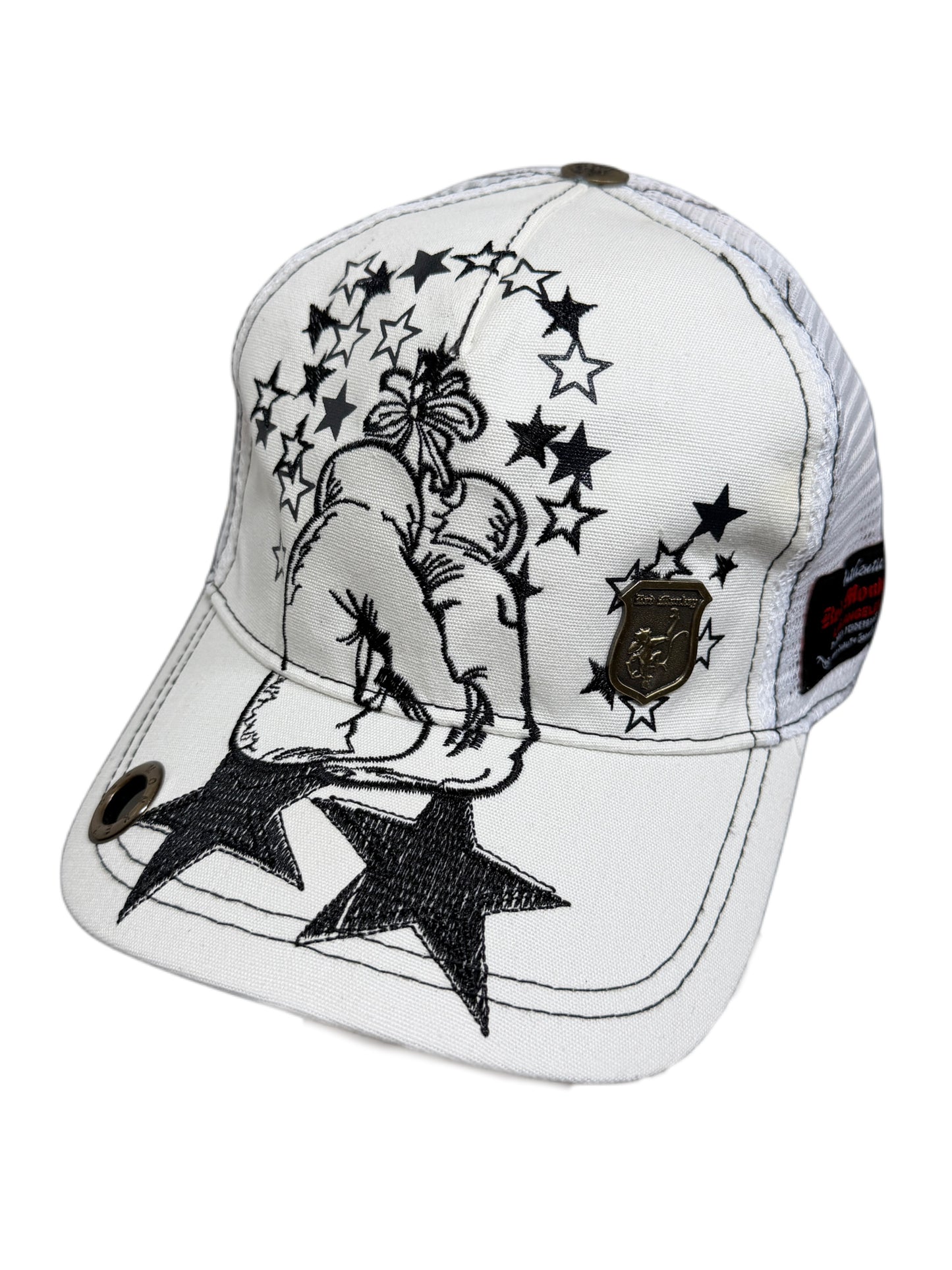 2000s Trucker Cap Red Monkey