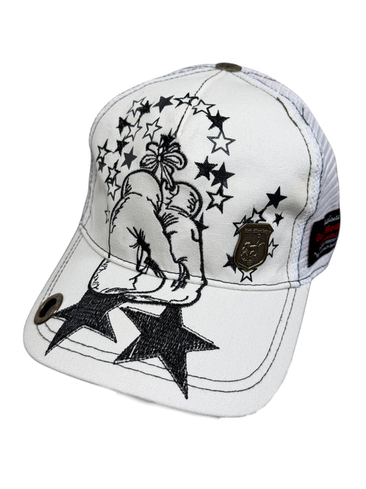 2000s Trucker Cap Red Monkey
