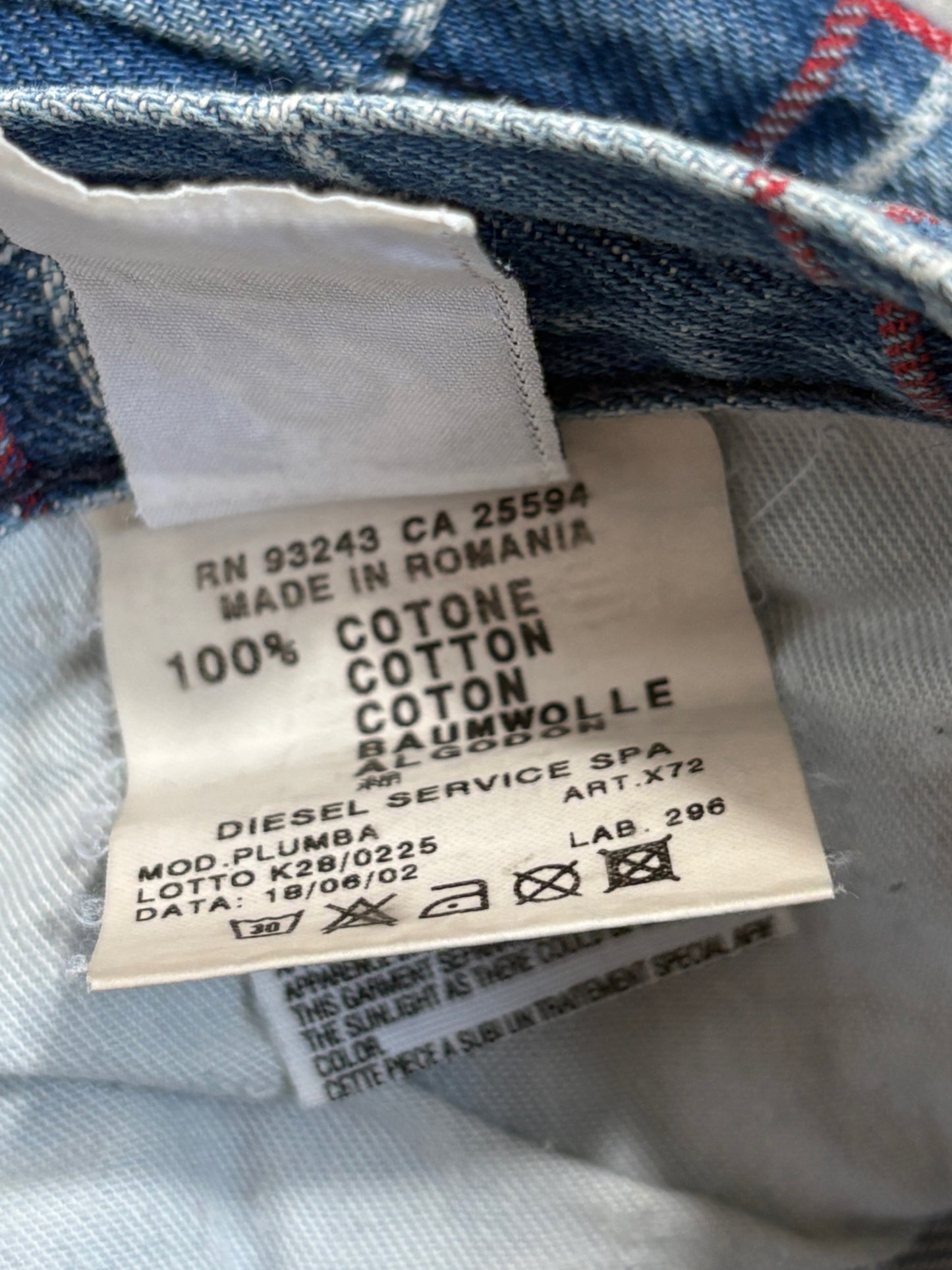 2000s Diesel Industry Flare bootcut jeans dzwony flared