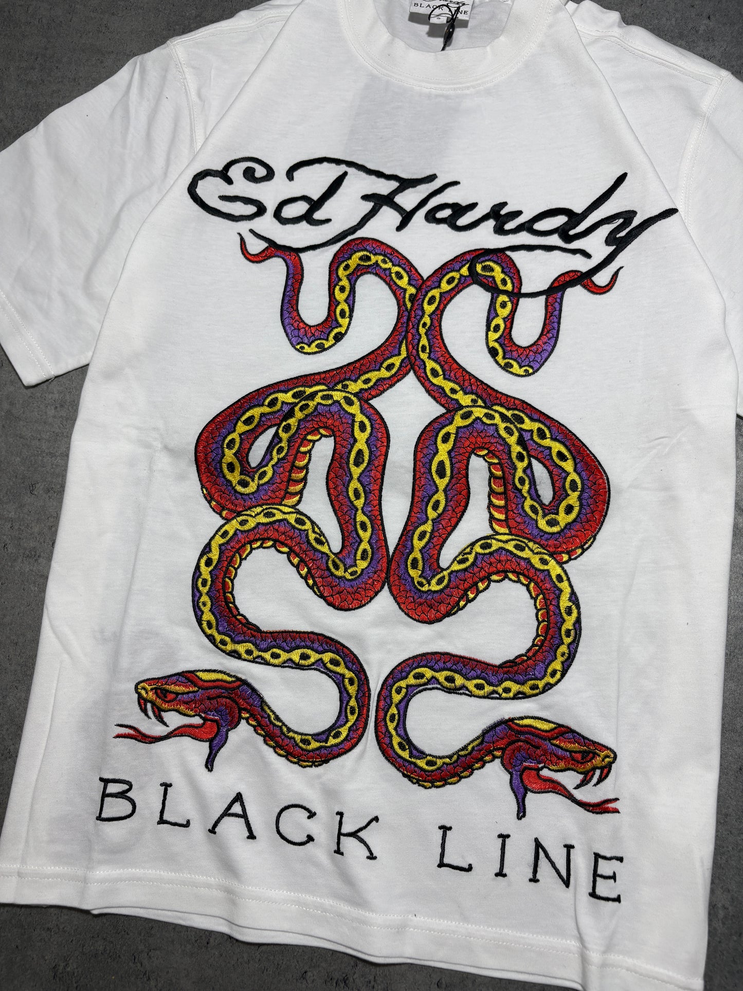 Ed Hardy Black line  T-shirt