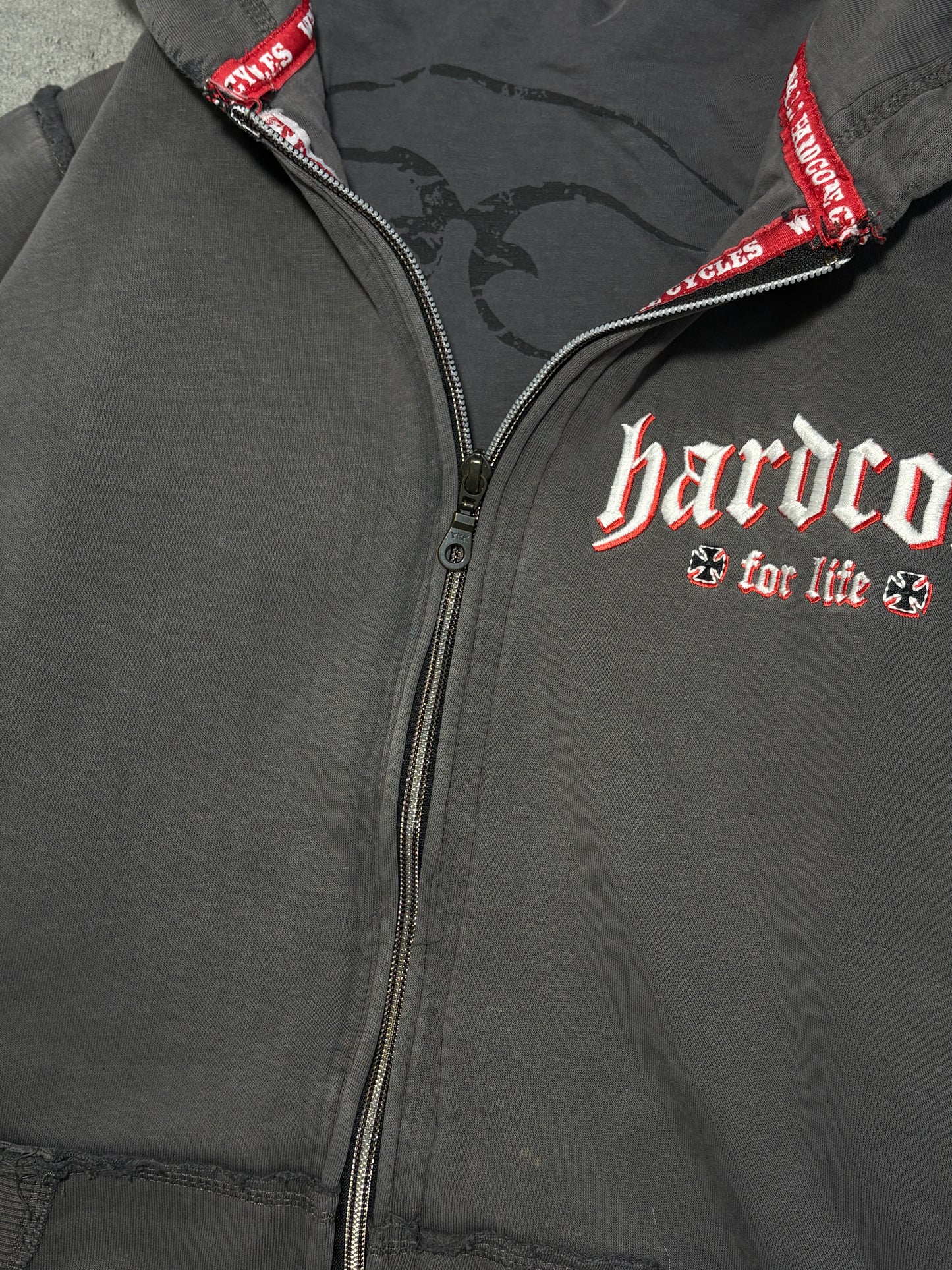 2000s HARDCORE Y2k WASHED Hoodie