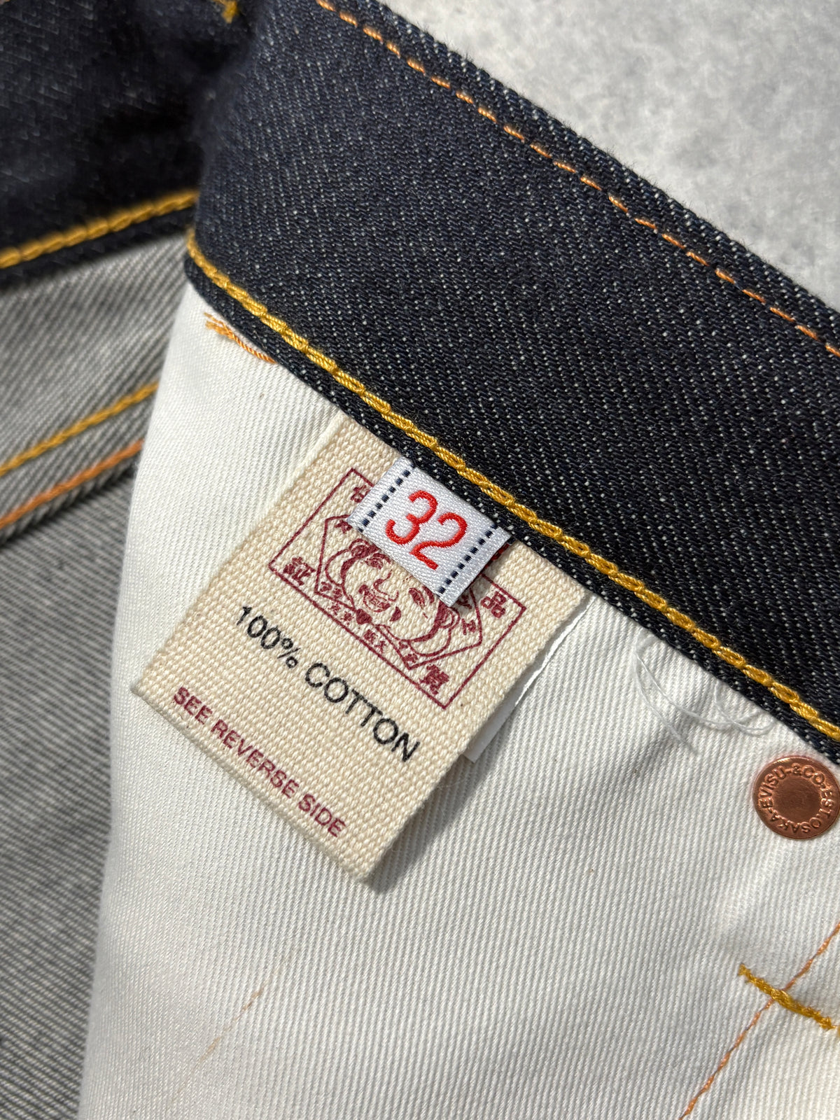 *RARE* Evisu TAIRY OUKI! Selvedge Denim Jeans *SAMPLE*