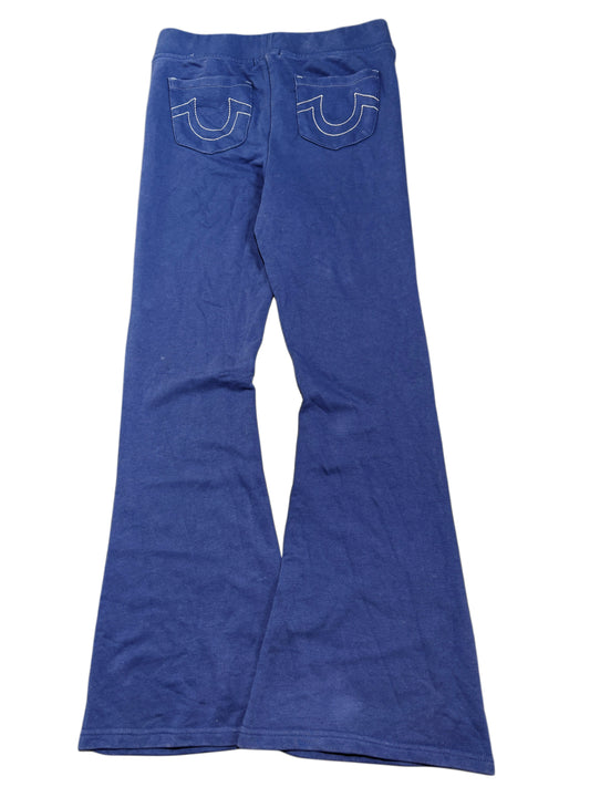 True Religion blue washed flare pants