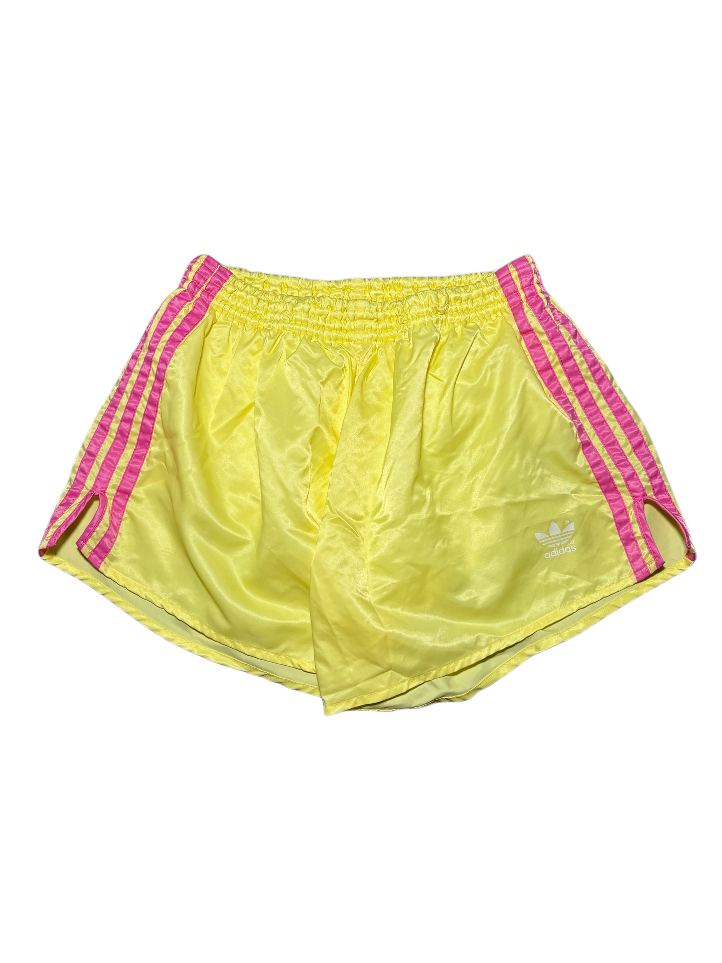 2000s Adidas Yellow & Pink Shorts