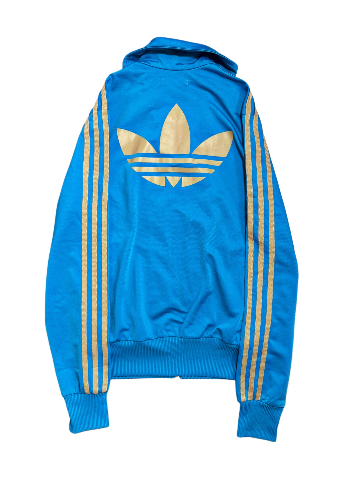2000s Adidas zip up tracksuit blue