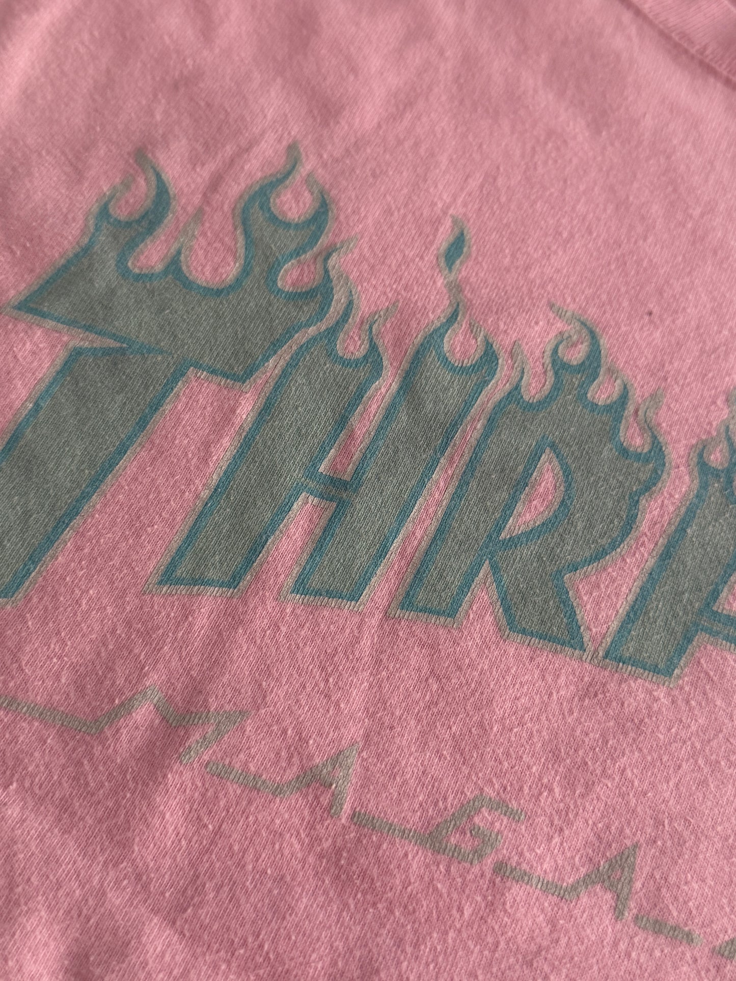 2000s Thrasher pink t-shirt skate