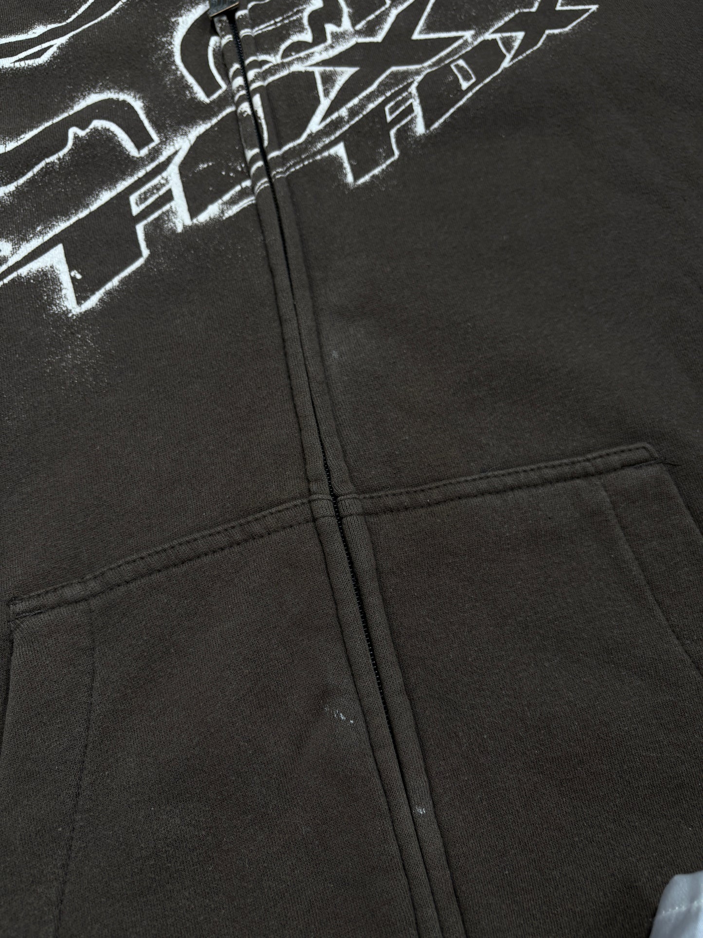 2000s Fox Racing Zip Up Hoodie