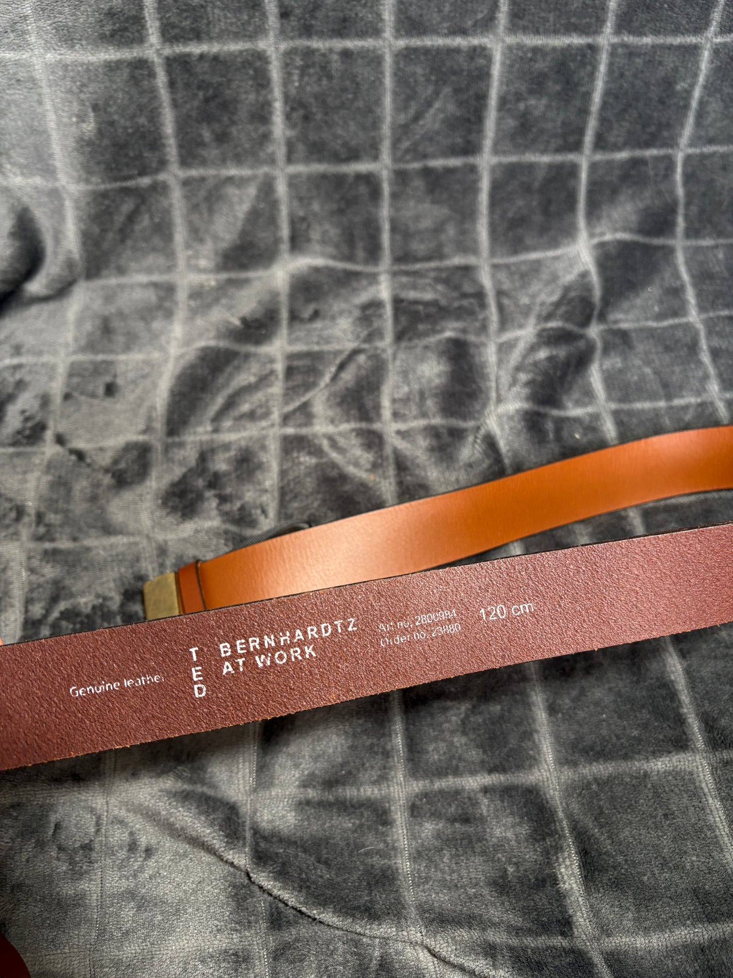 McDonald’s Belt Real Leather Y2K Pasek z prawdziwej skóry