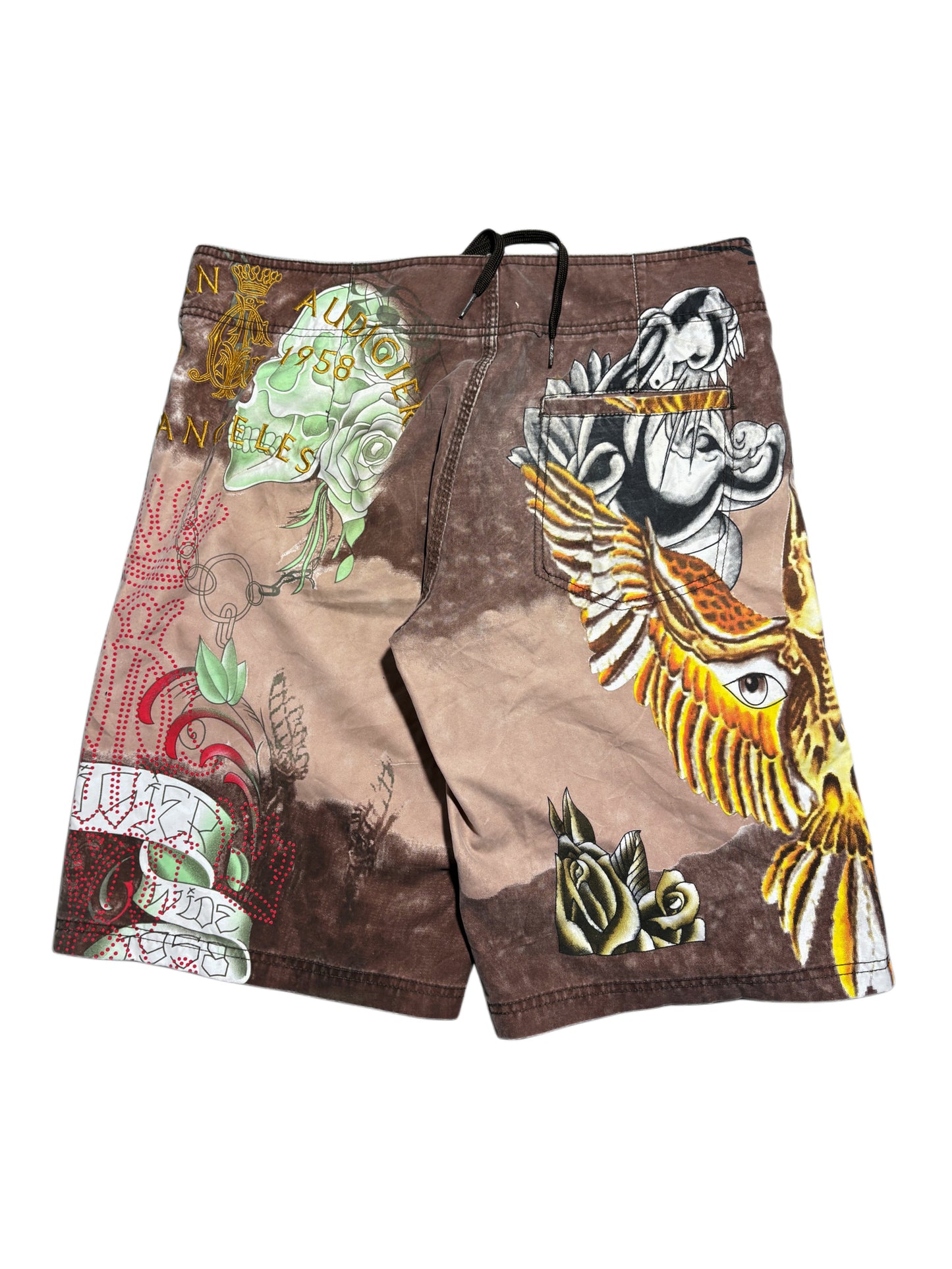 2000s Christian Audigier swim shorts