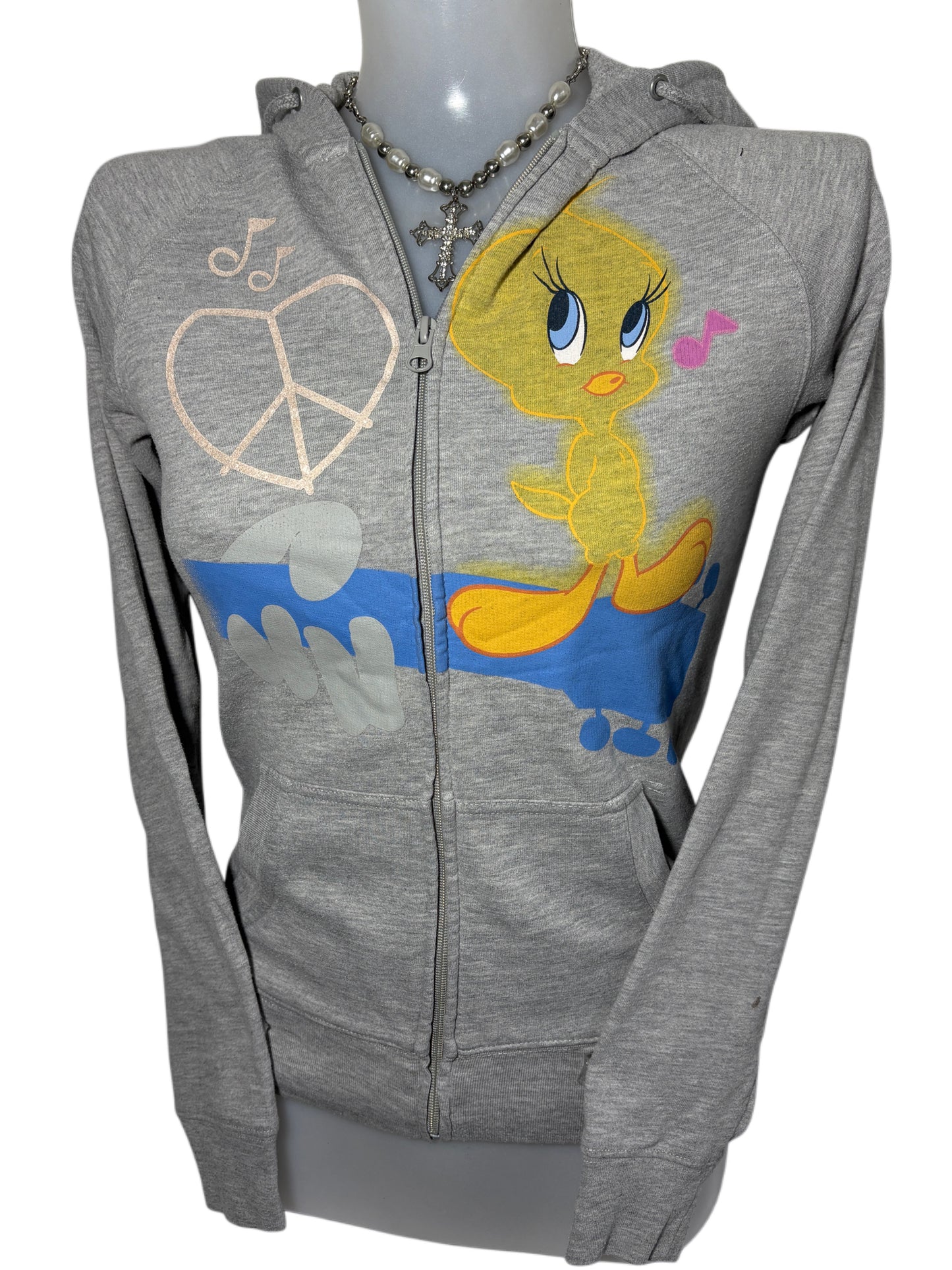 2000s Looney Tunes Zip Up Hoodie