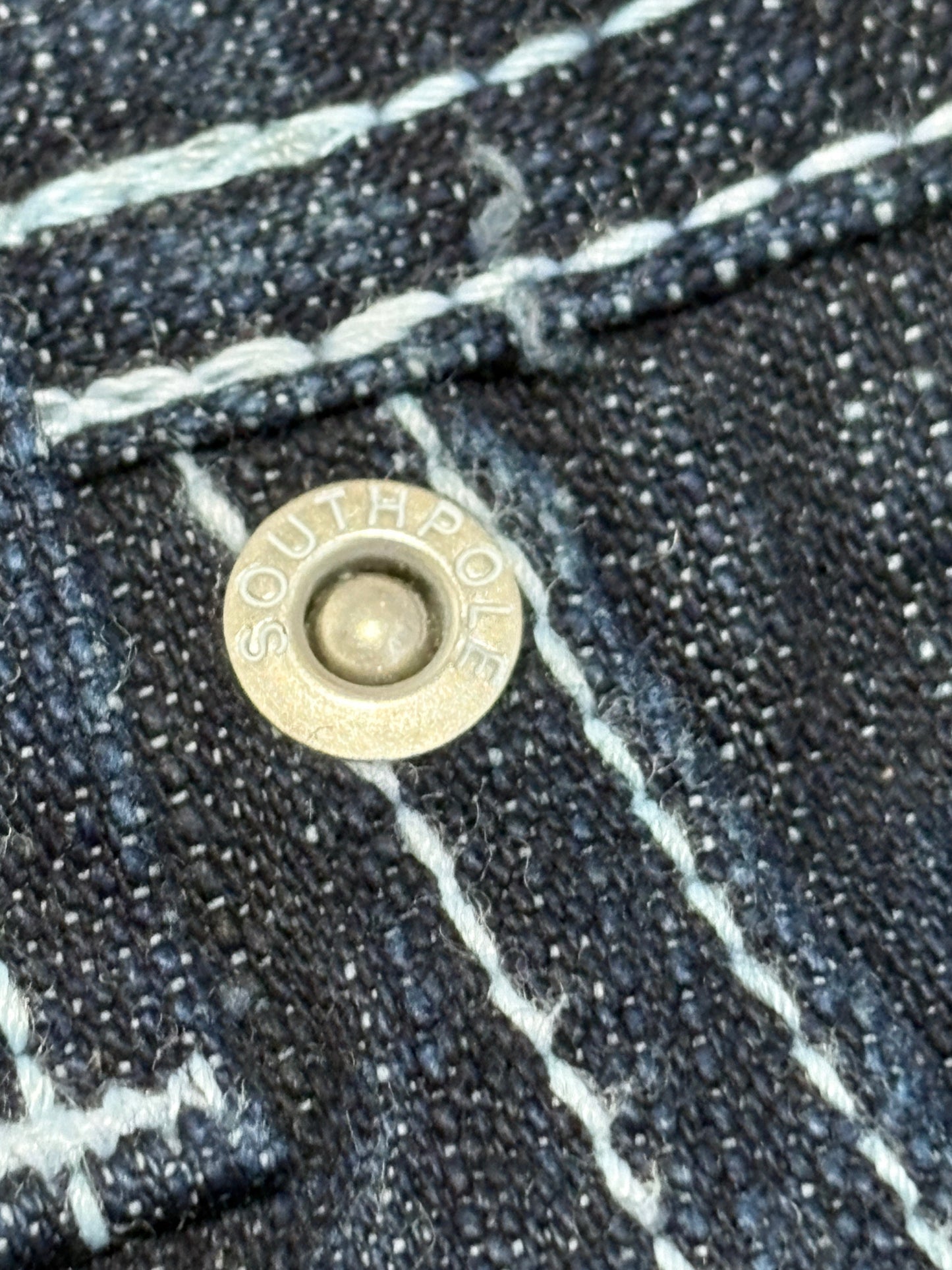 2000s *RARE* SOUTHPOLE BLUE TAB BAGGY JEANS