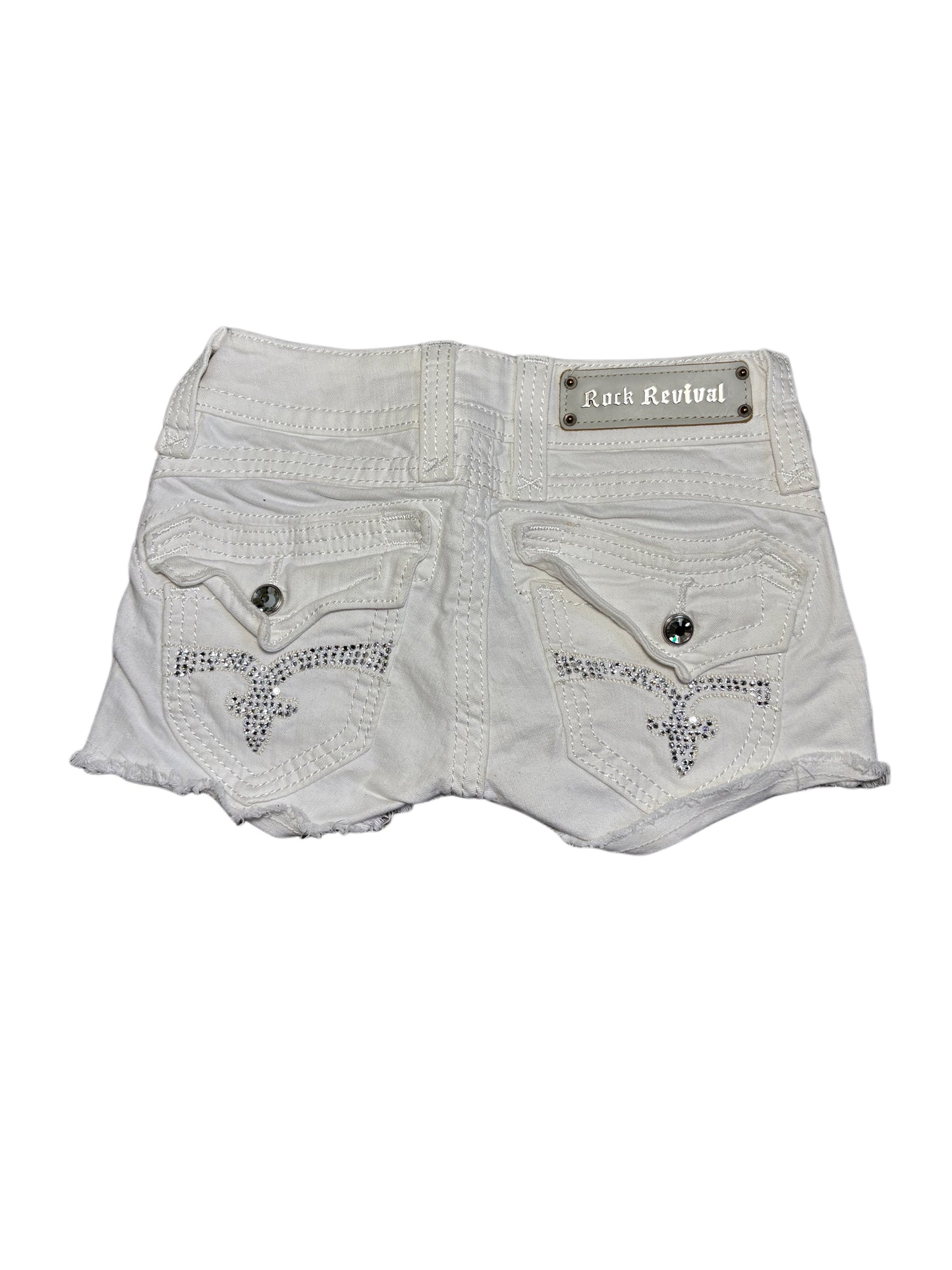 2000s Rock Revivial denim shorts