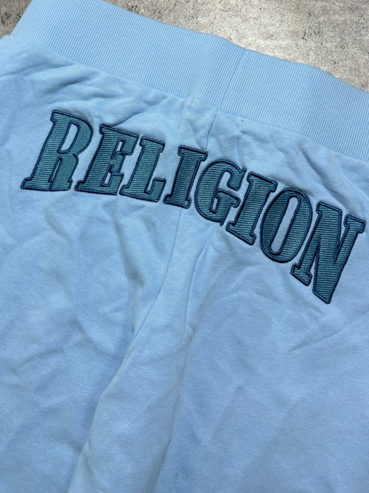 True Religion Baby Blue Flare Pants