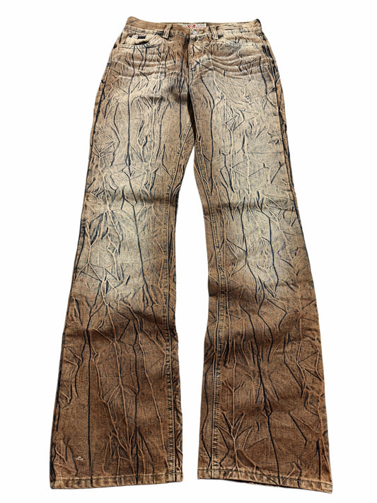 2000s Bootcut washed japan style jeans