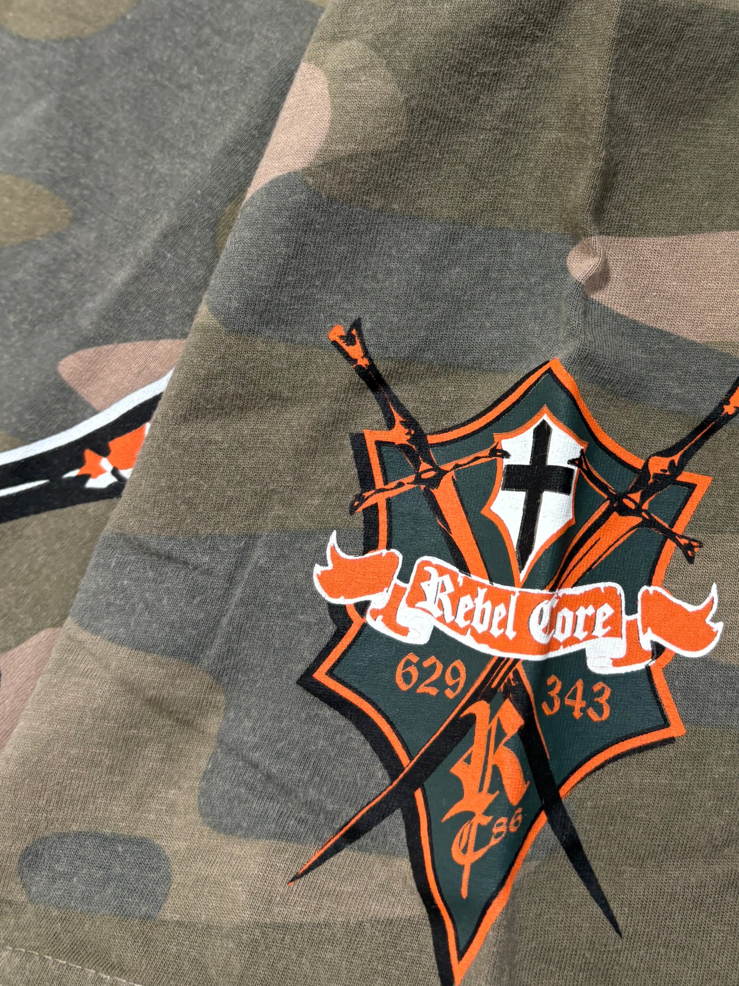 2000s Camo Rebel Core T-shirt