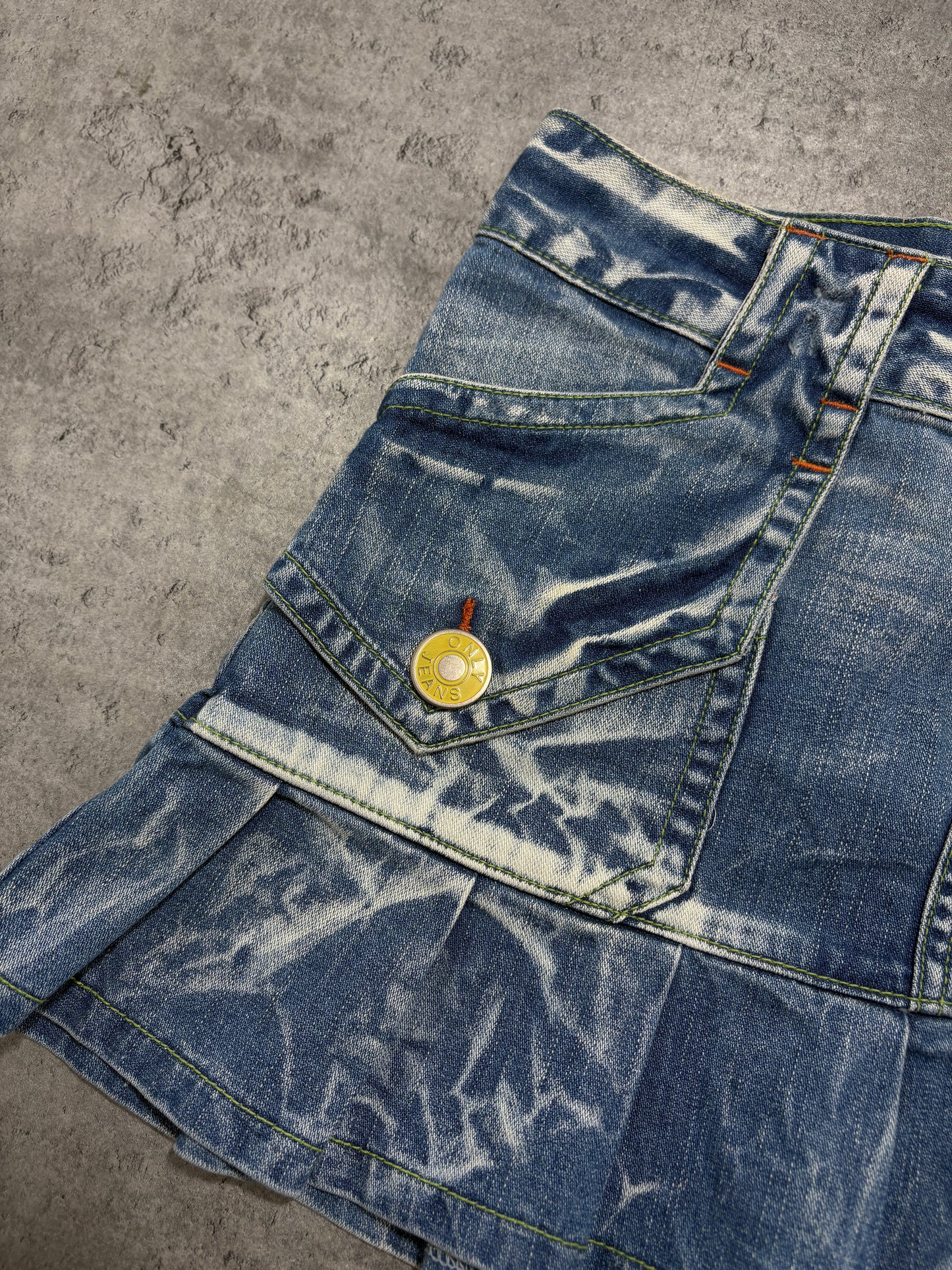 2000s Denim Jeans mini skirt