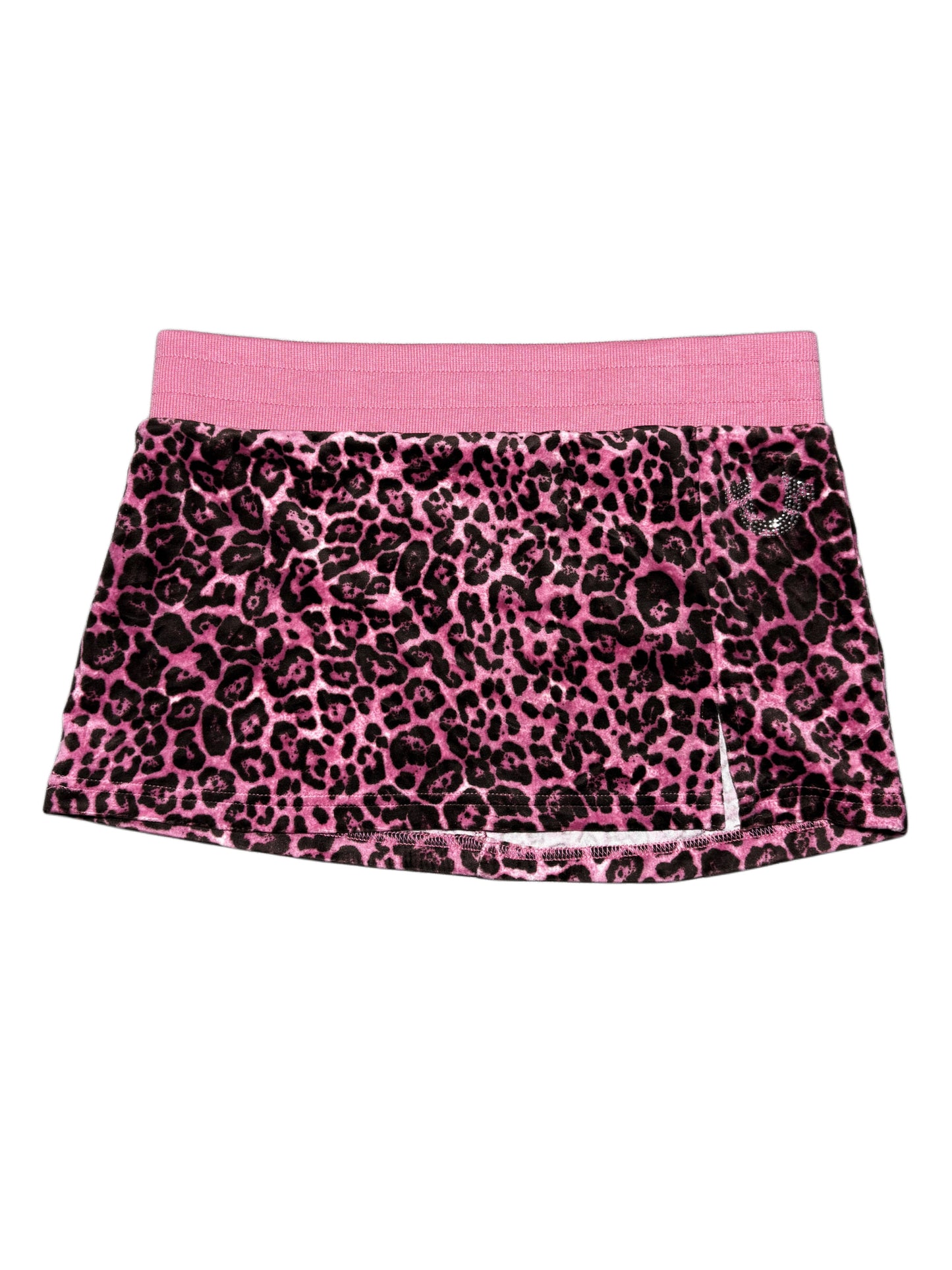 2000s True Religion leopard mini skirt spódniczka *rare*