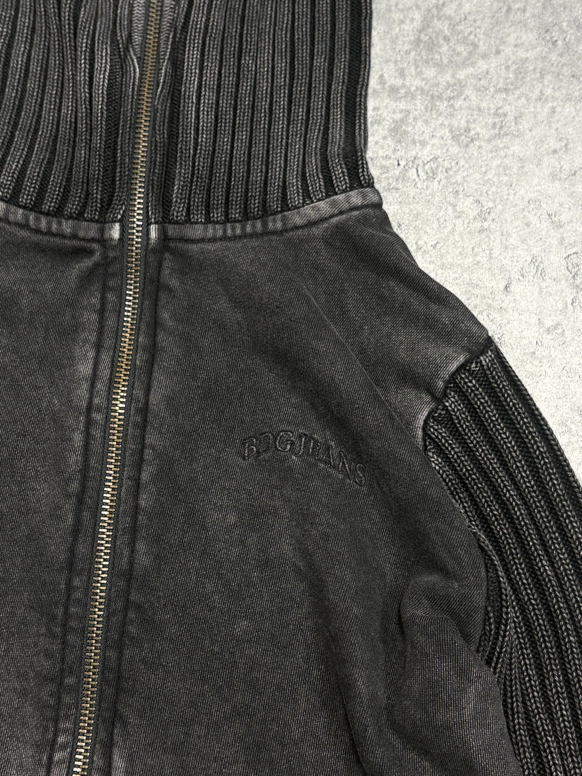 BDG washed zip sweater