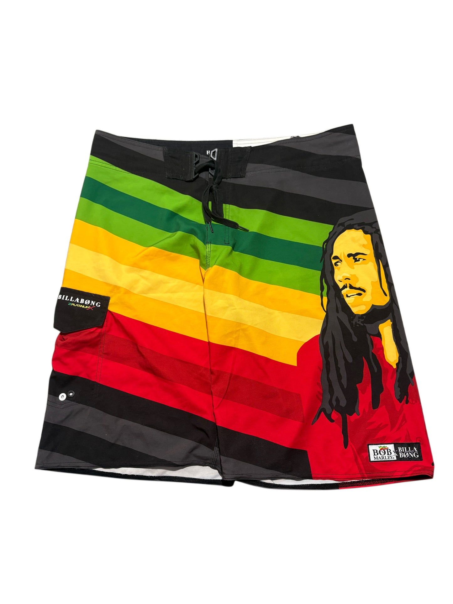 2000s Bob Marley swim shorts