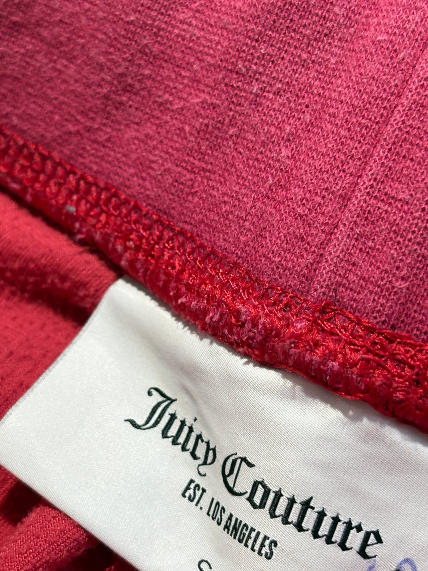 Juicy Couture welur red pants