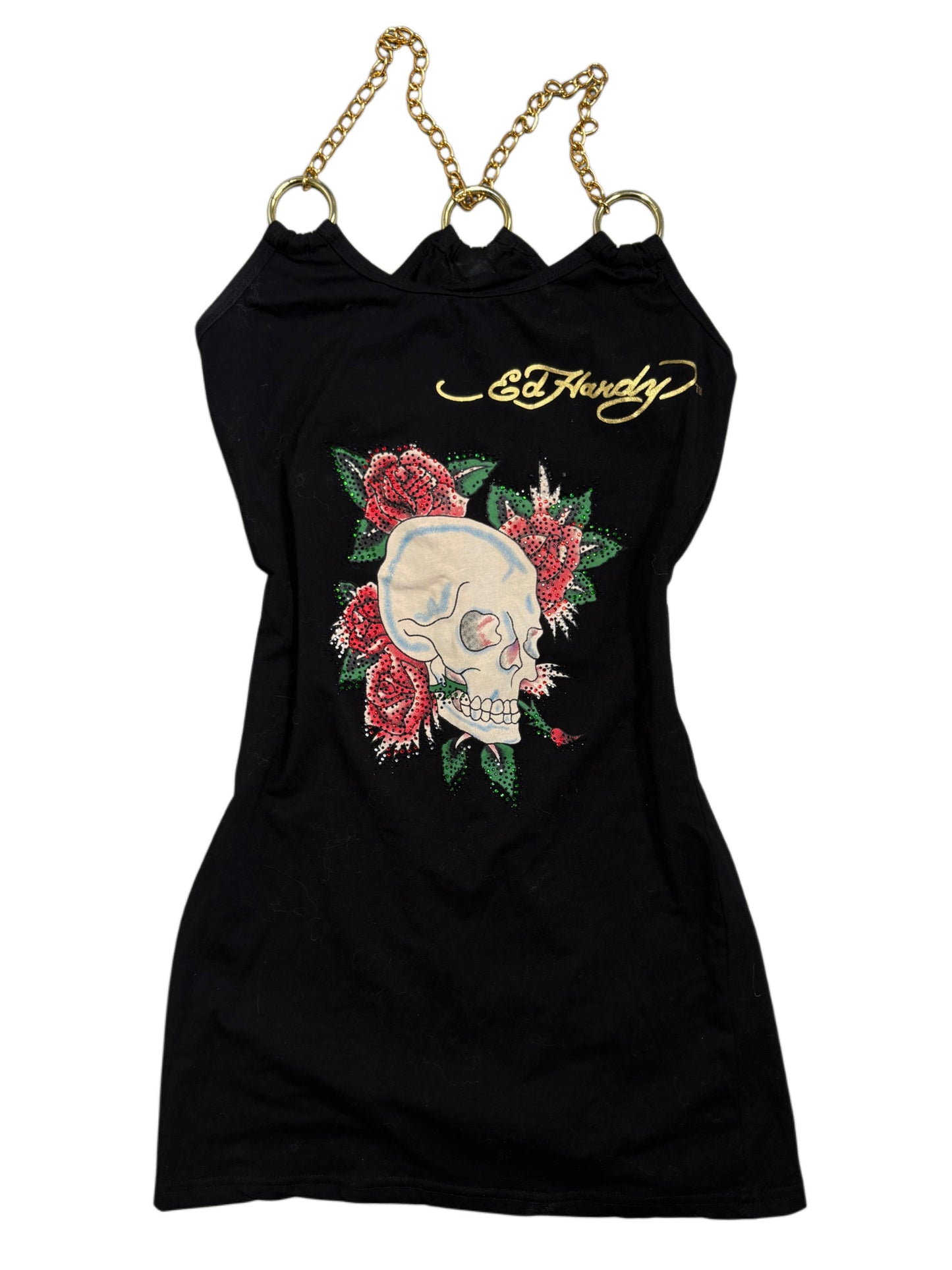2000s Ed Hardy dress sukienka