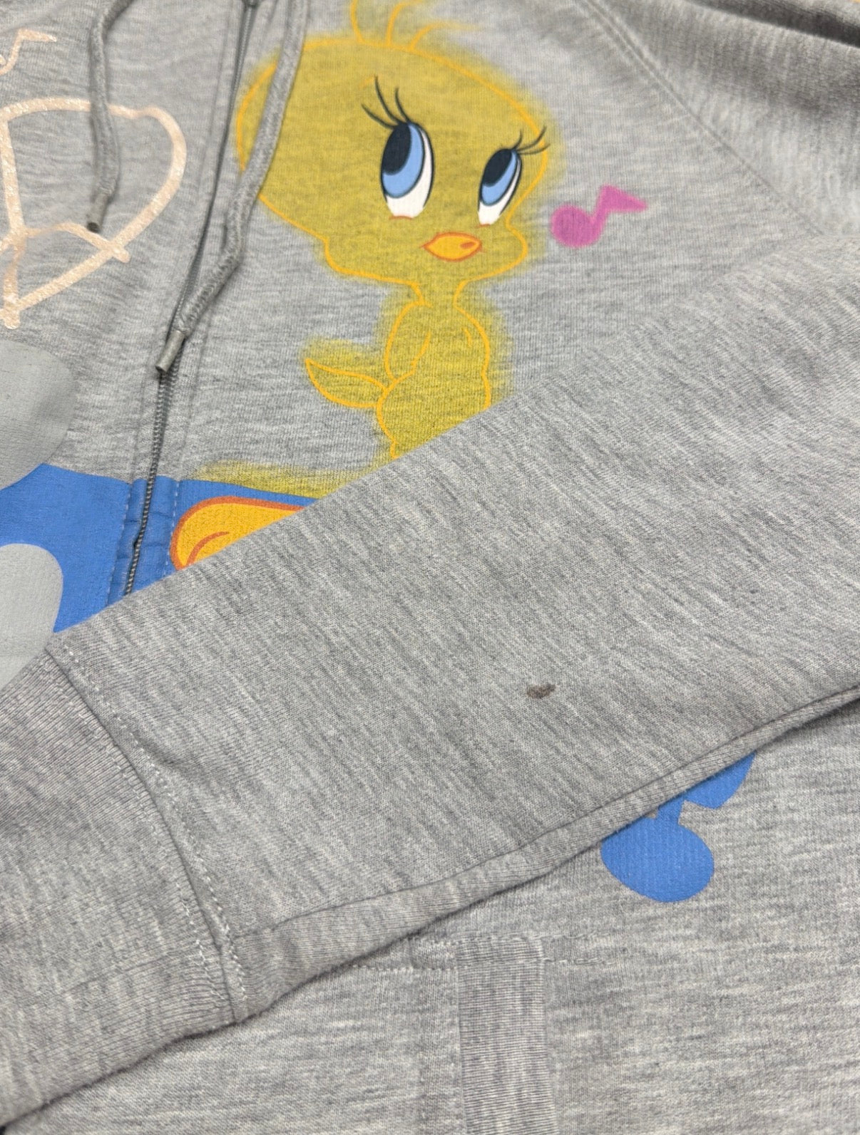 2000s Looney Tunes Zip Up Hoodie