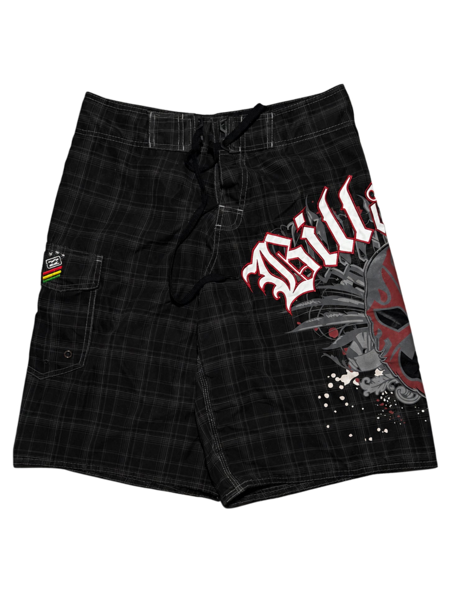 2000s Billabong mask swim shorts
