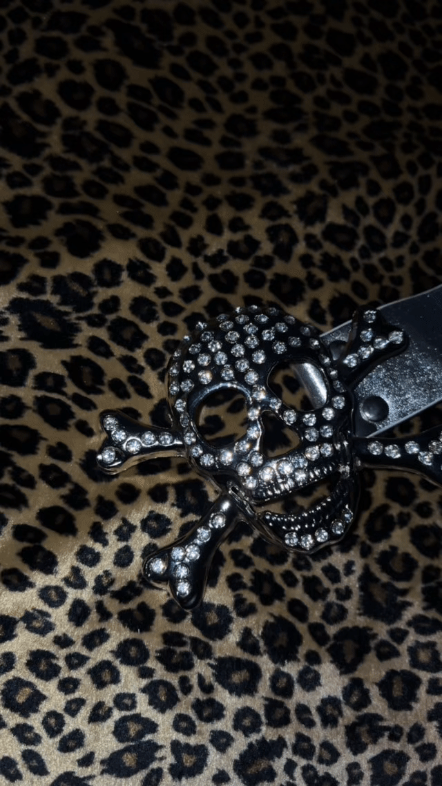 2000s Skull Belt bling