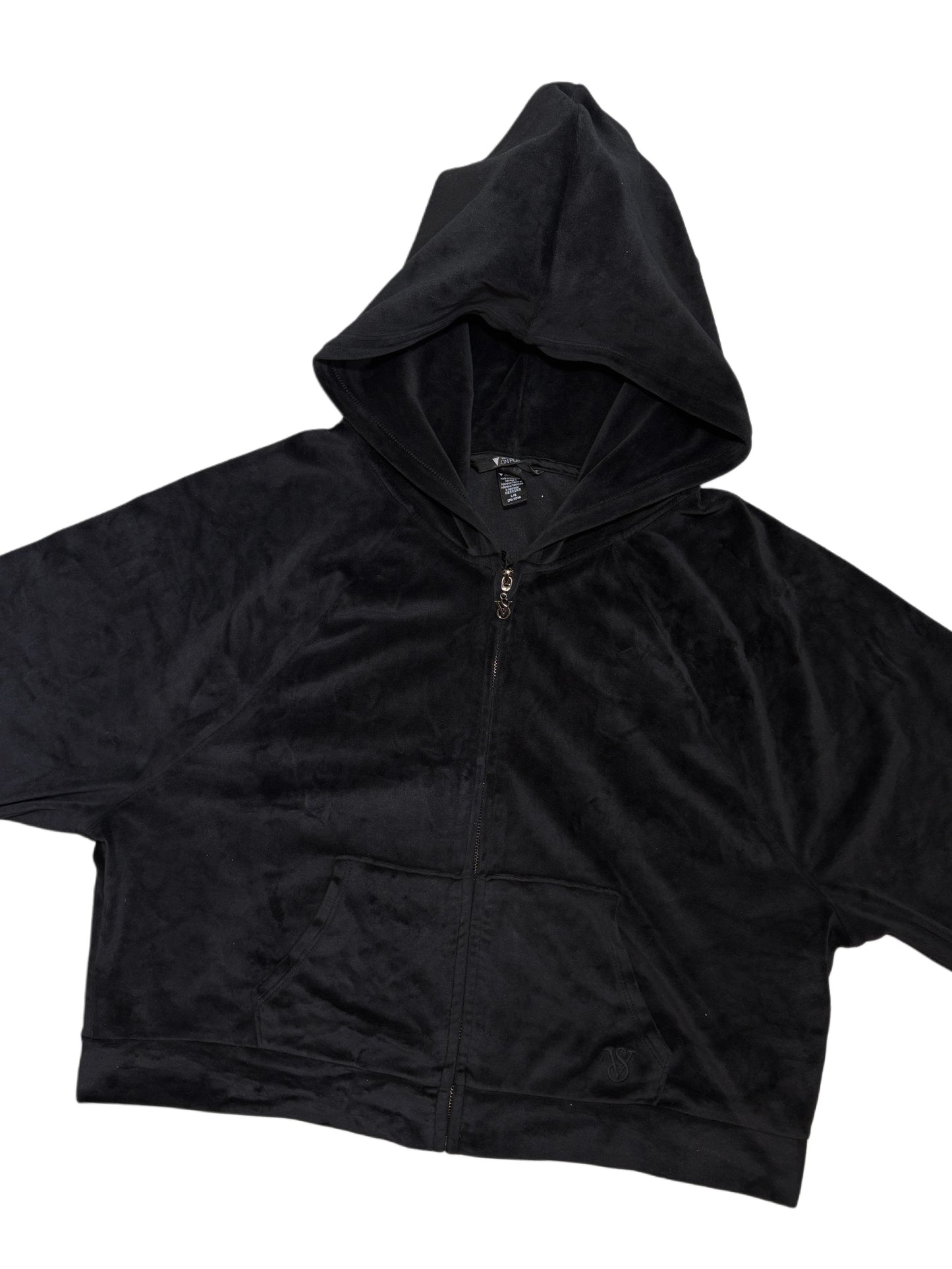 2000s Victoria Secret welur zip up hoodie