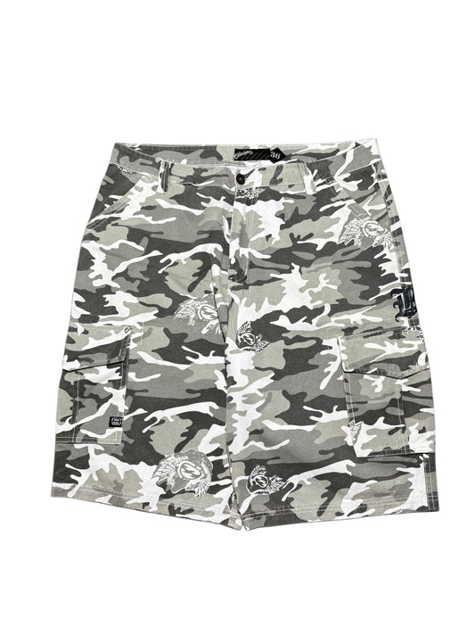 2000s Billabong cargo camo shorts