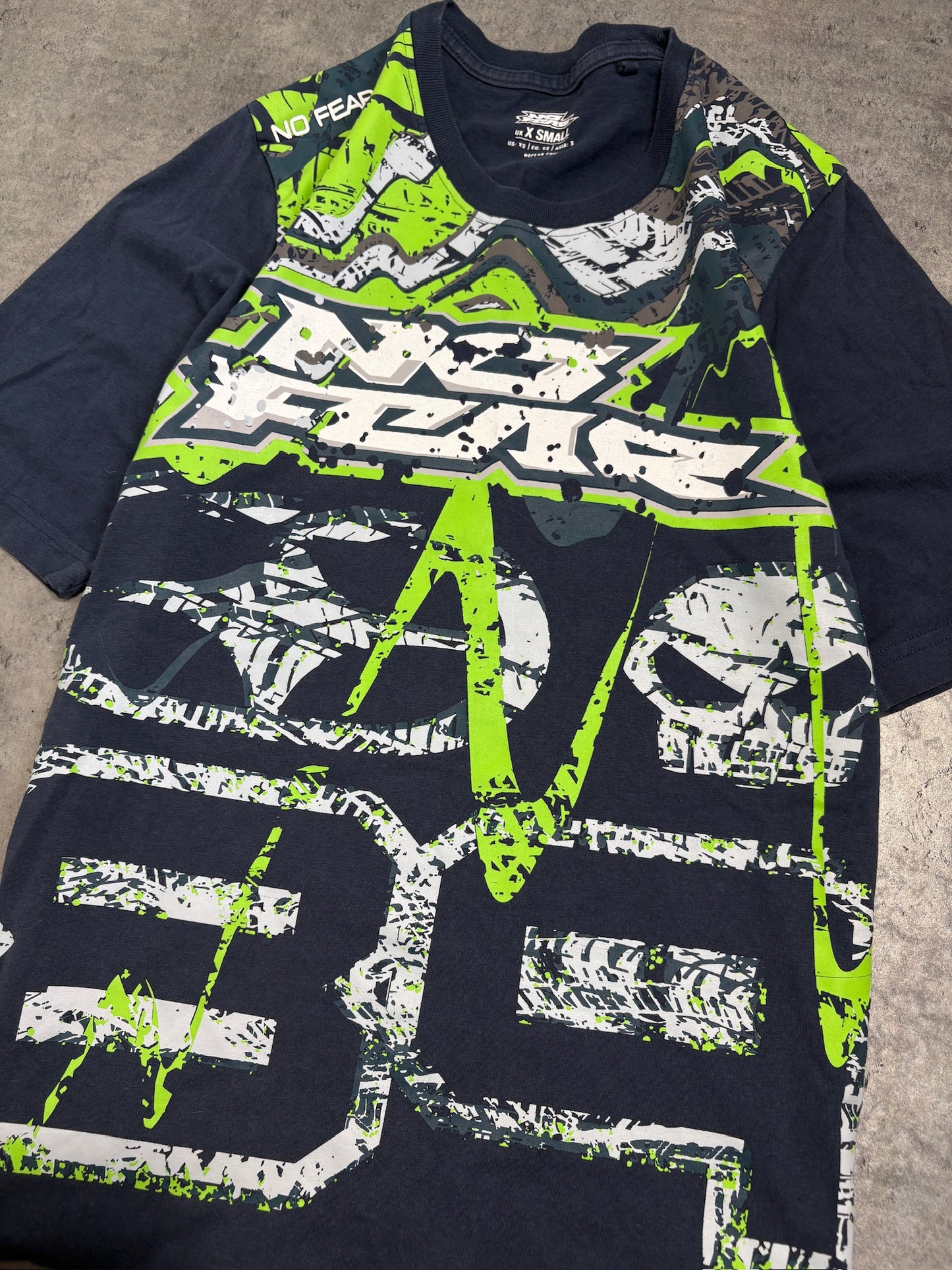 2000s No Fear Skull T-shirt