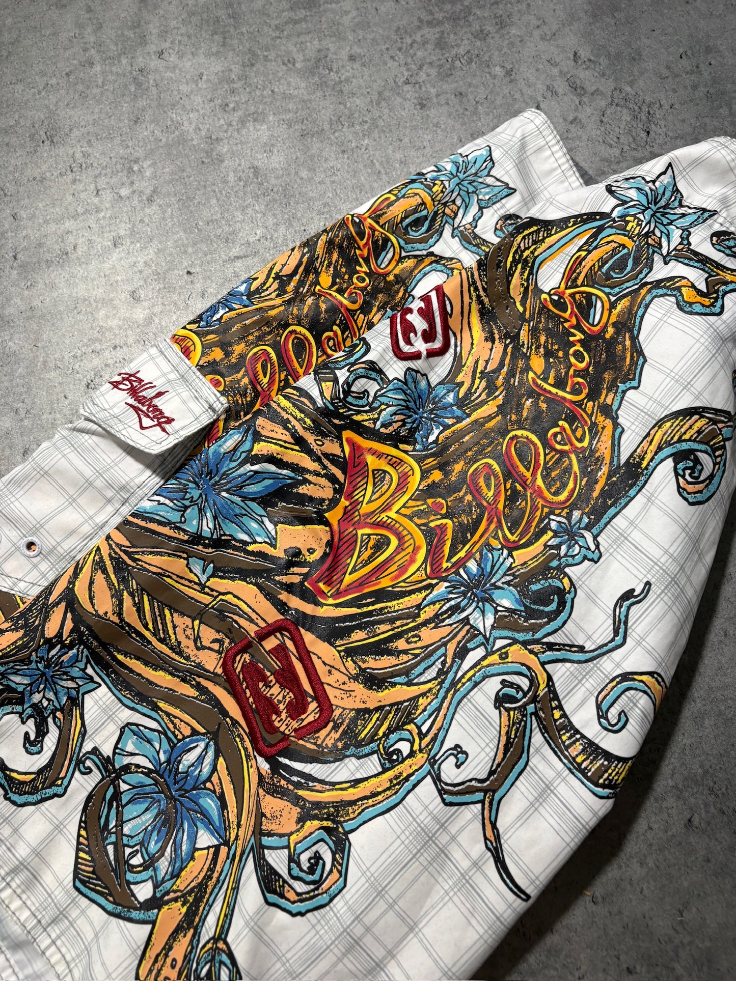 2000s Billabong Printed Surf Shorts